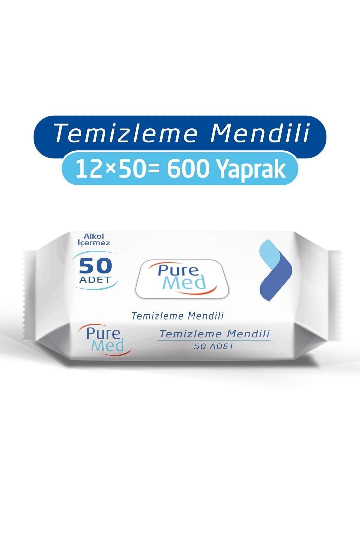 Puremed Puremed Temizleme Mendili 12x50