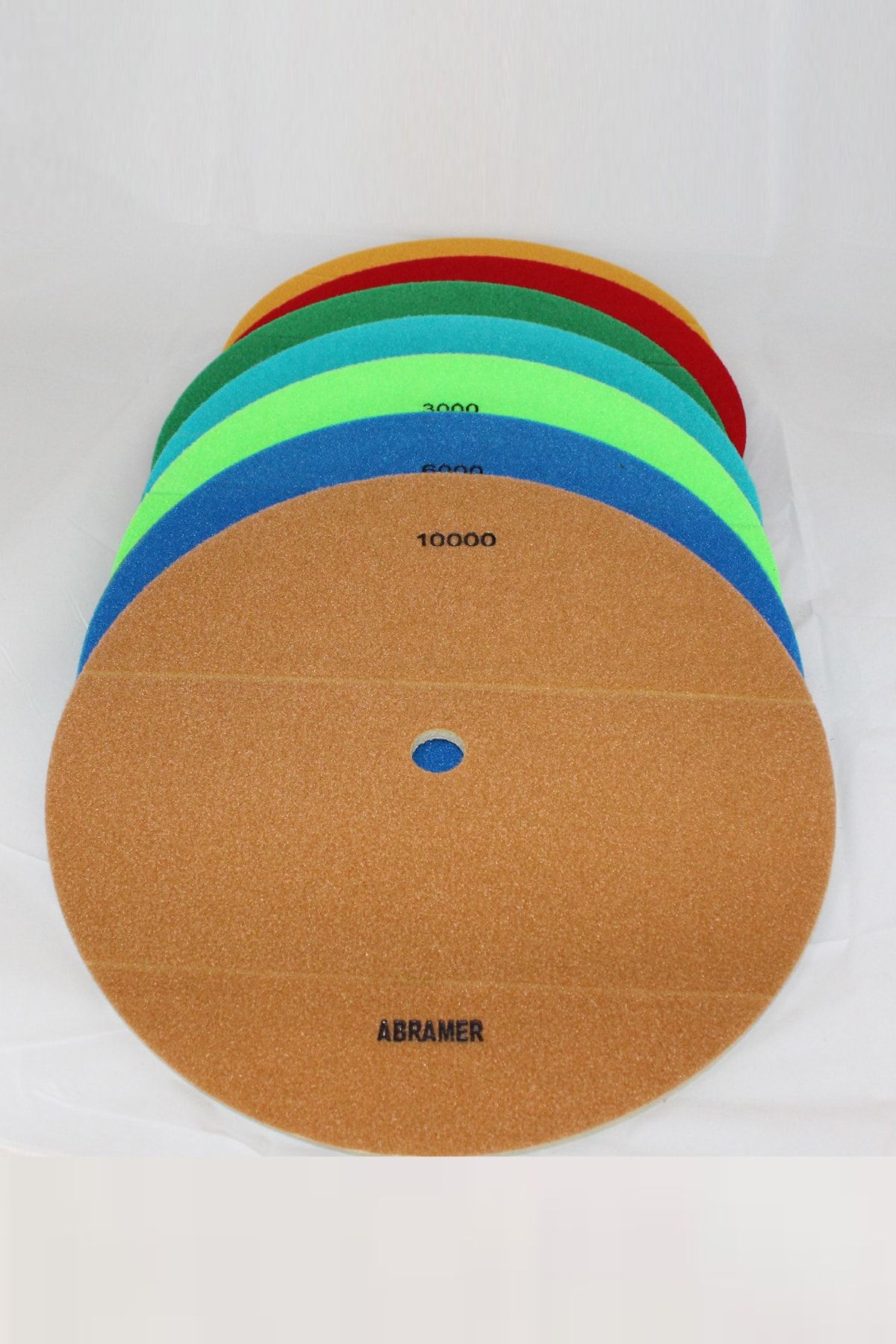 Abramer Mermer Temizleme ve Parlatma Pedi 430mm 7'li Set