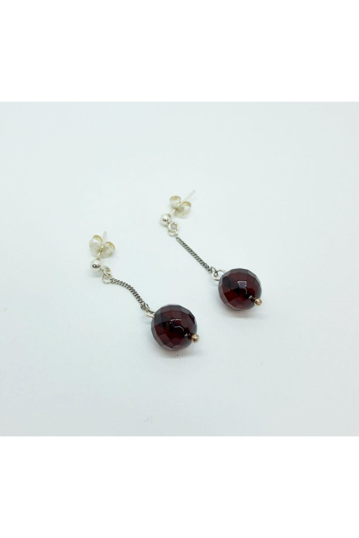 Amber by Mazukna Vişne Baltık Damla Kehribar Küpe