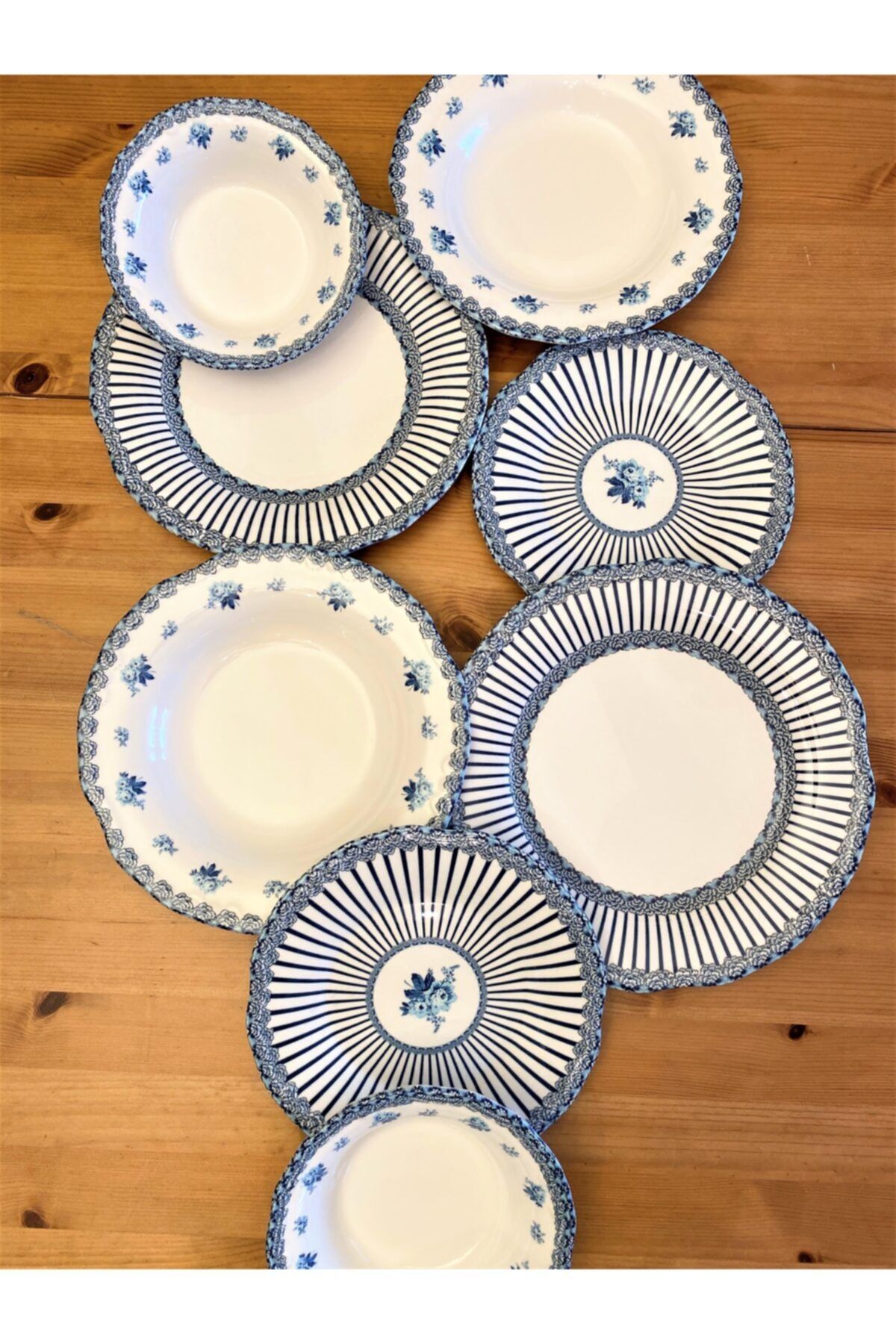 Ezem Prs 128 Blue Dream 24 Parça Yemek Takımı