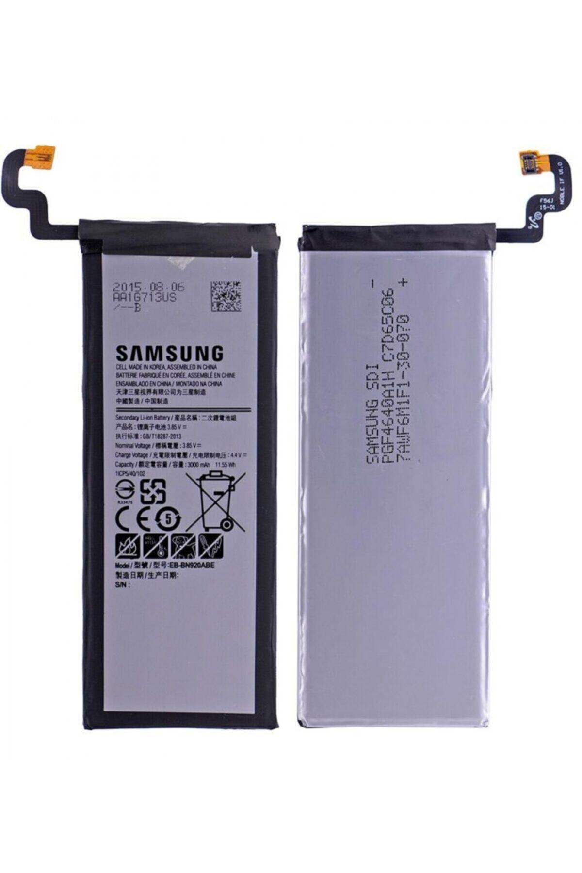 Samsung Galaxy N920 Note 5 Için Eb-bn920abe 3000 Mah Batarya
