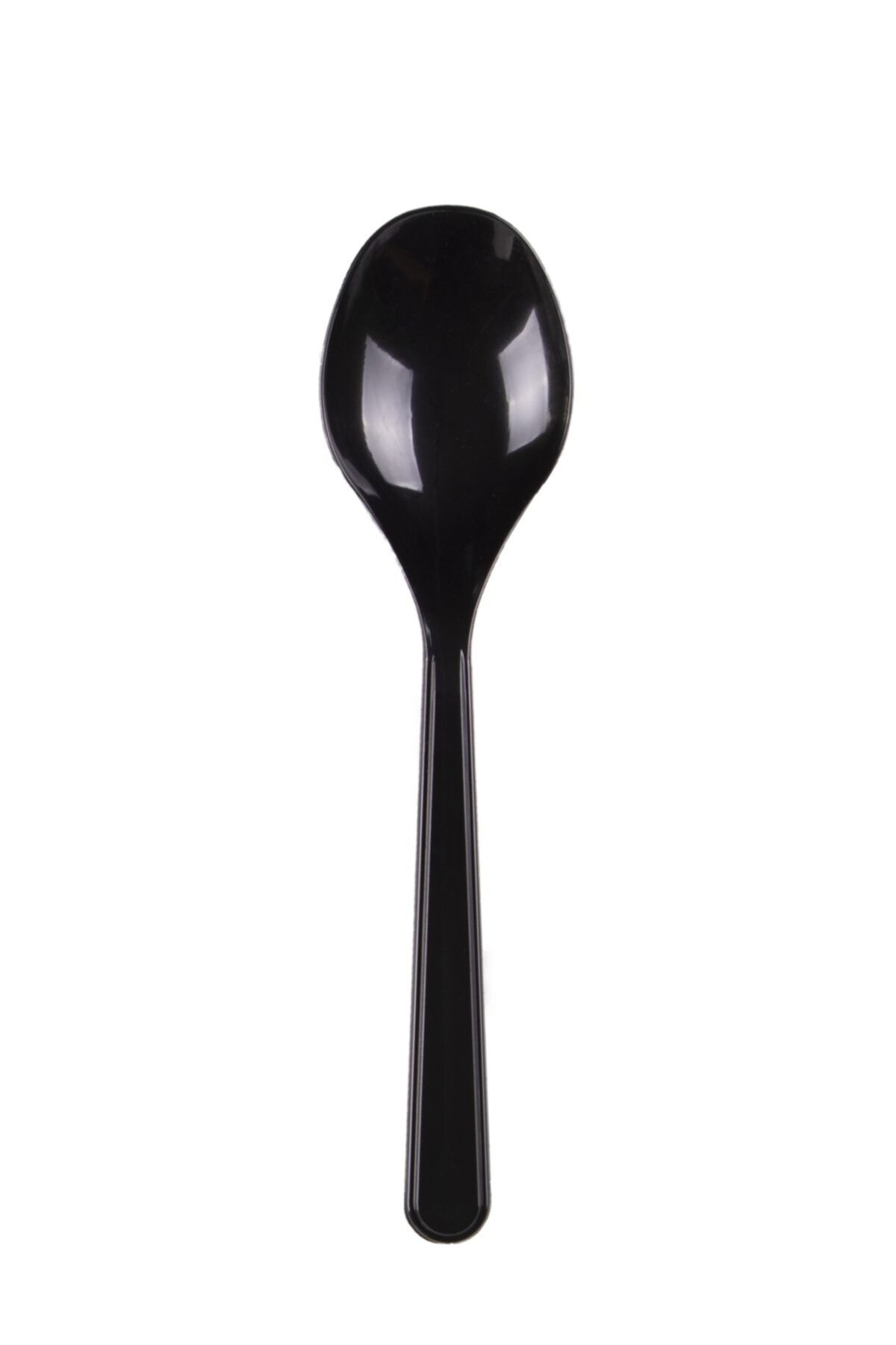 Propack 50adet Star Siyah Plastik Kaşık