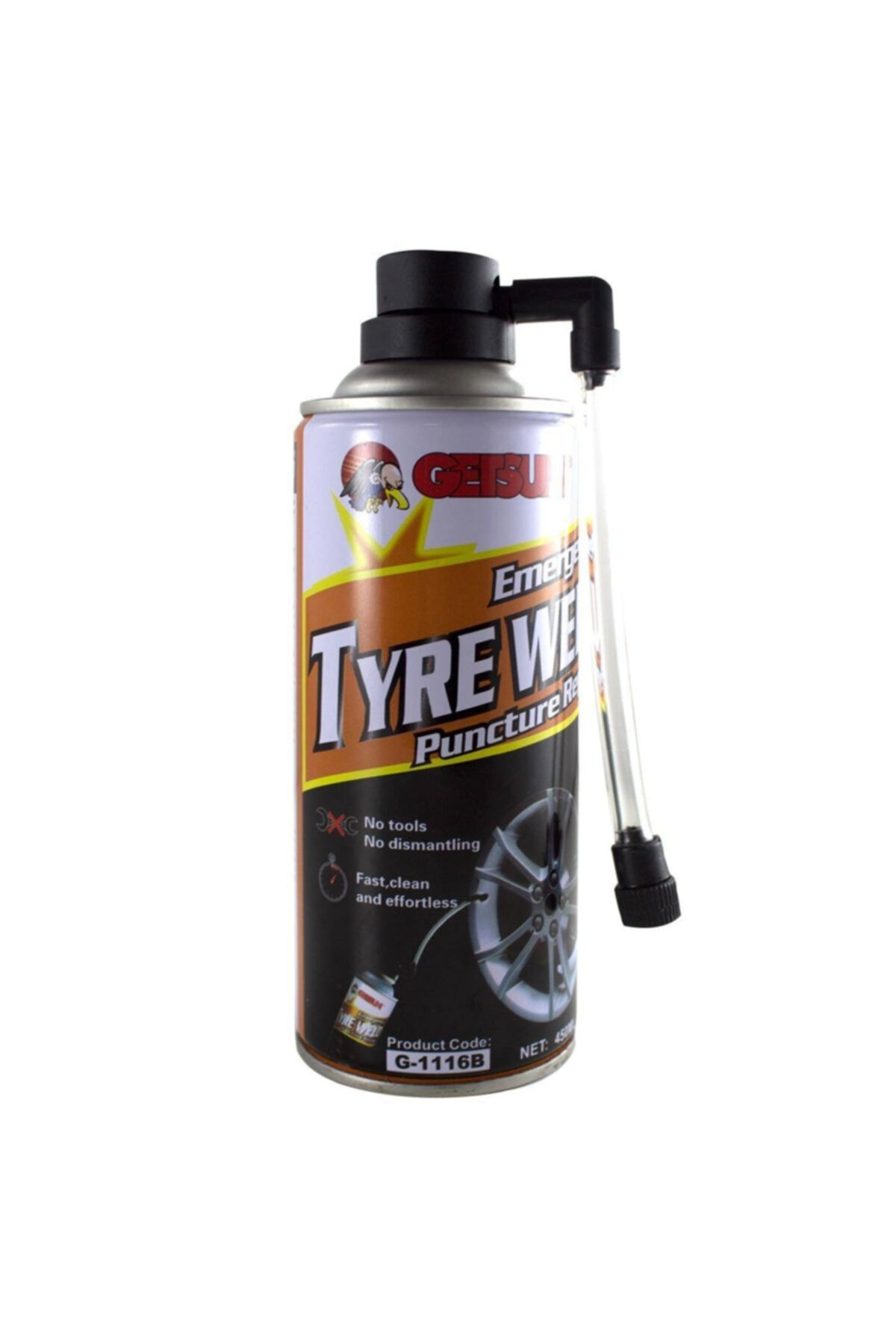 Biomak Sprey Araç Oto Lastik Şişirme Spreyi 300 Ml Su Bazlı Zararsız Kriko Gerektirmeyen Şişirme Spreyi