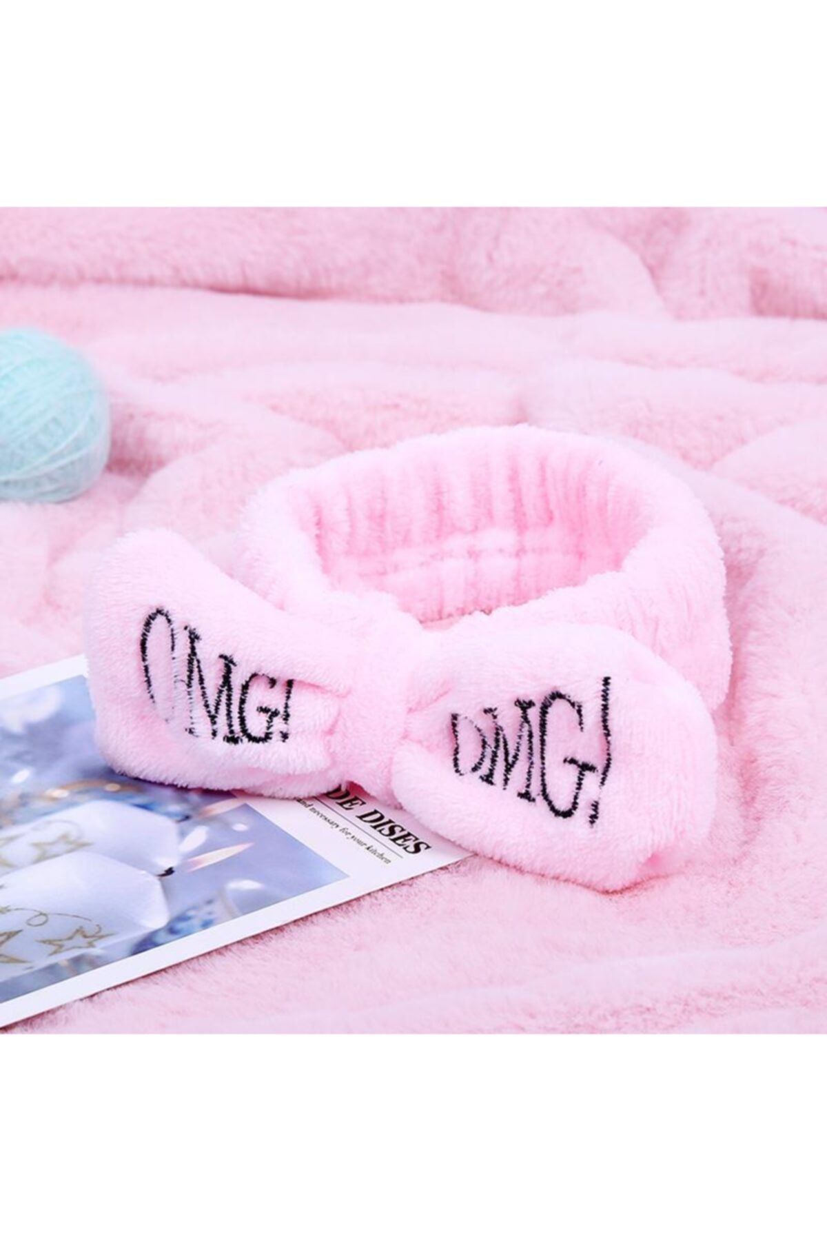 nettenevime fiyonklu omg sac bandi mercan pelus sac bandi pembe fiyati yorumlari trendyol