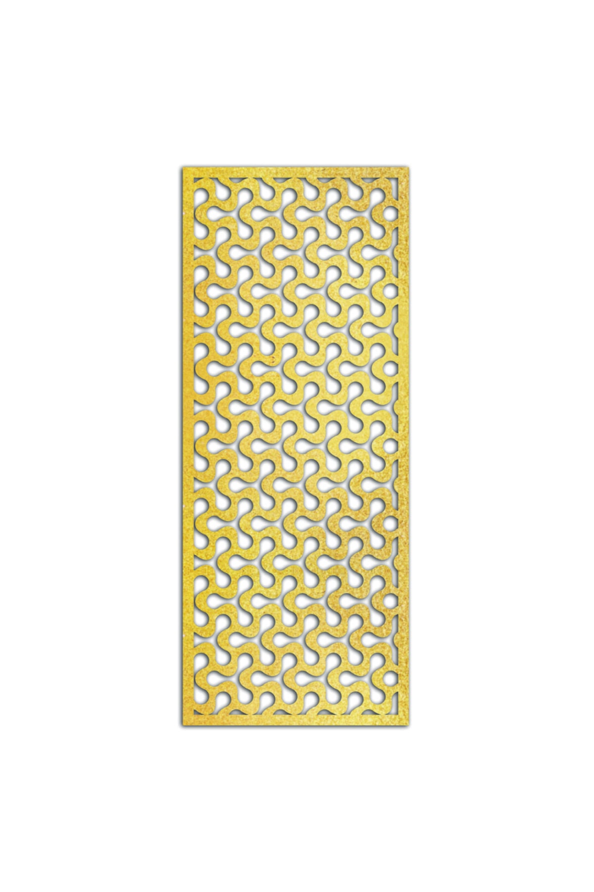 Liar Dekor Liar Ahşap Seperatör (Paravan) - KSP-12 - (18 mm) - (60 cm x 160 cm) - (Gold)