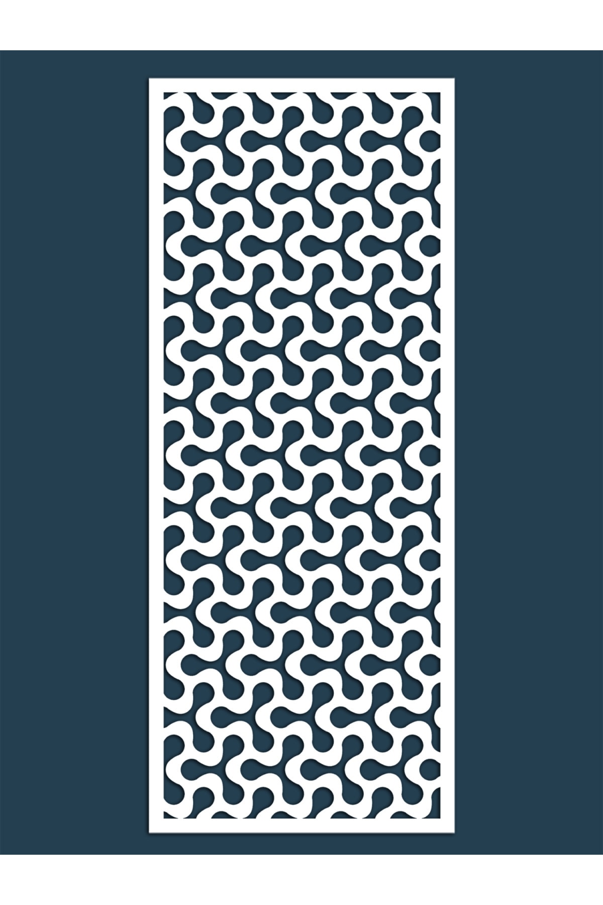 Liar Dekor Liar Ahşap Seperatör (Paravan) - KSP-12 - (10 mm) - (60 cm x 160 cm) - (Beyaz)