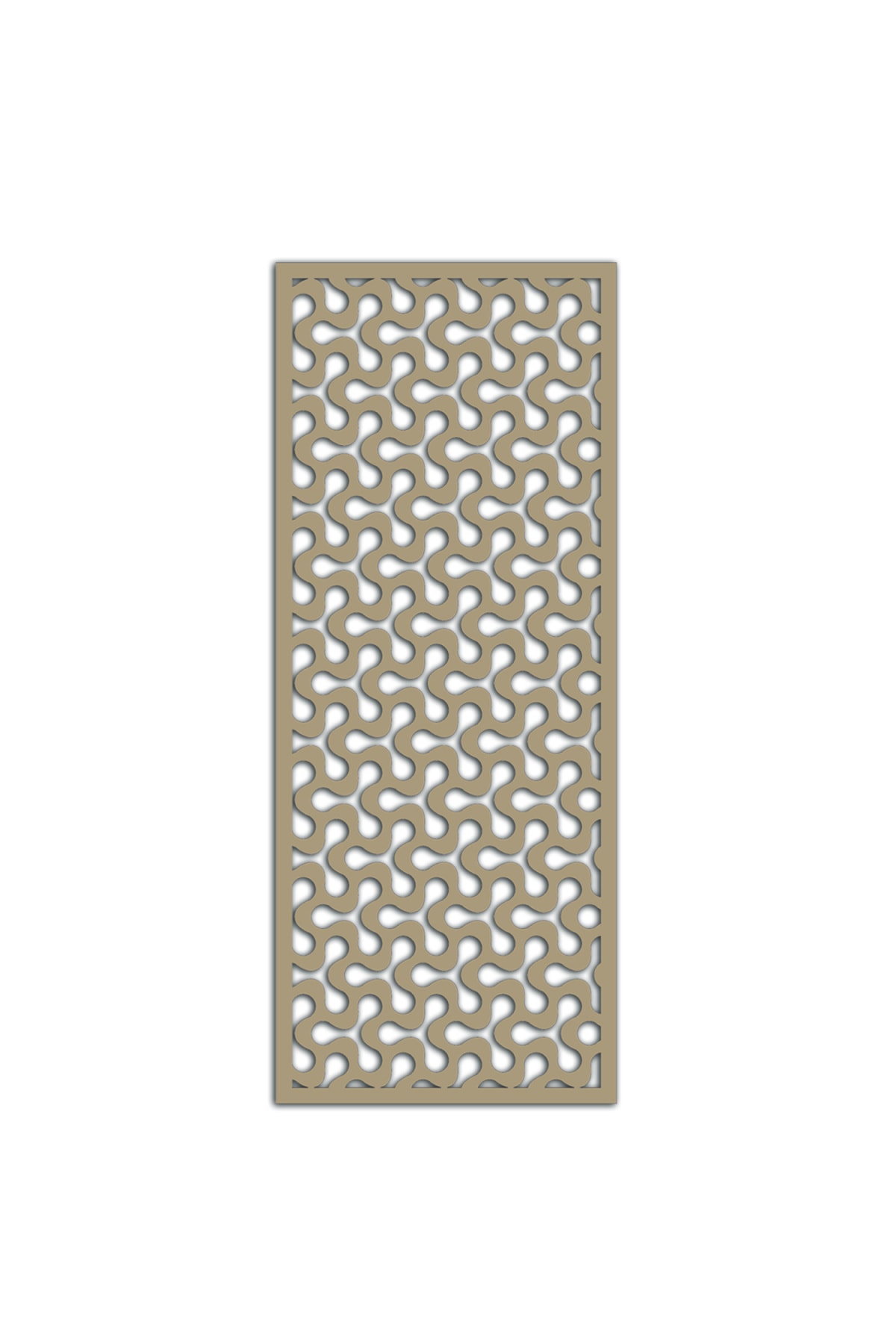 Liar Dekor Liar Ahşap Seperatör (Paravan) - KSP-12 - (18 mm) - (60 cm x 160 cm) - (Ham)