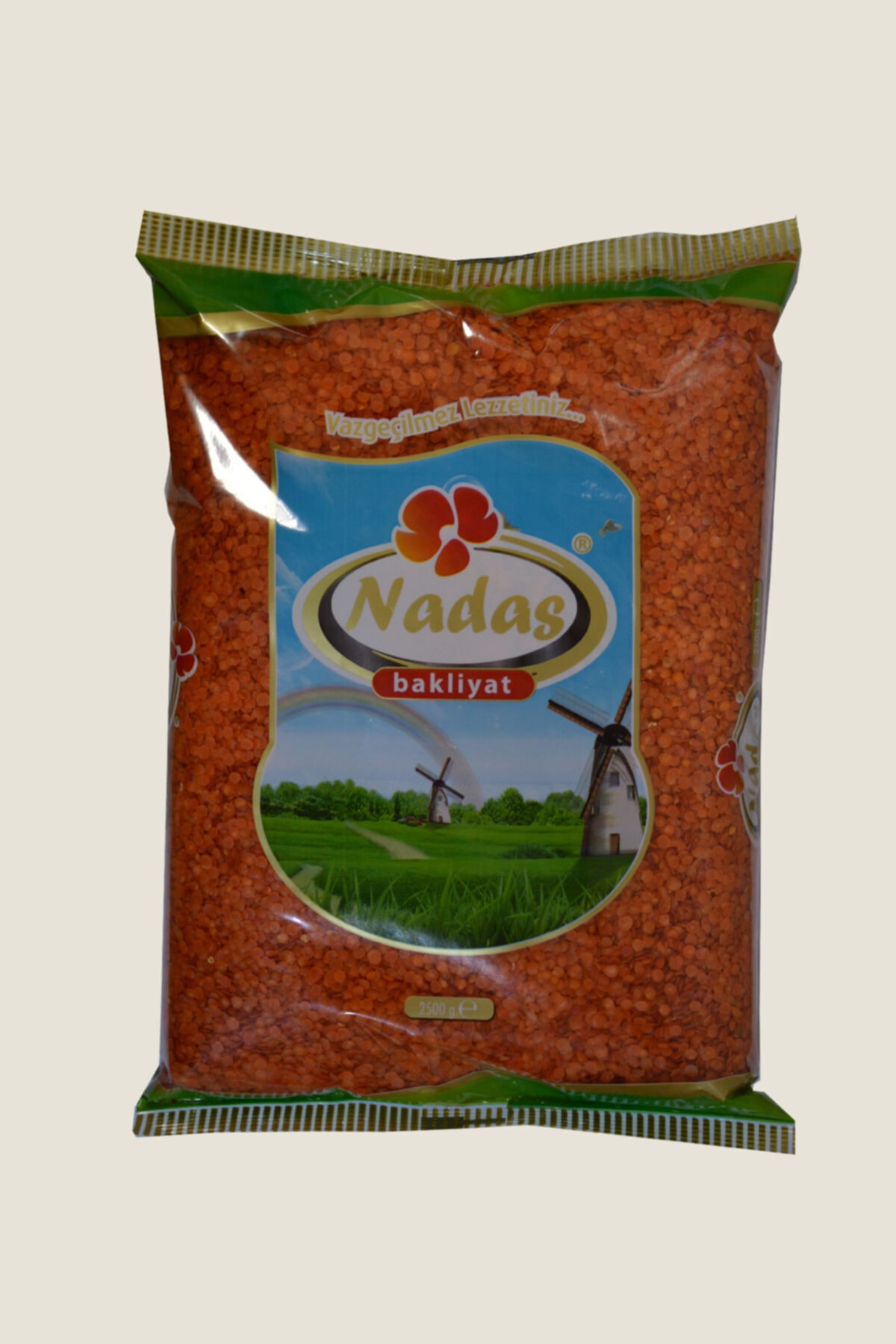 NADAS Yerli Antep Kırmızı Mercimek Yaprak 2.5*kg