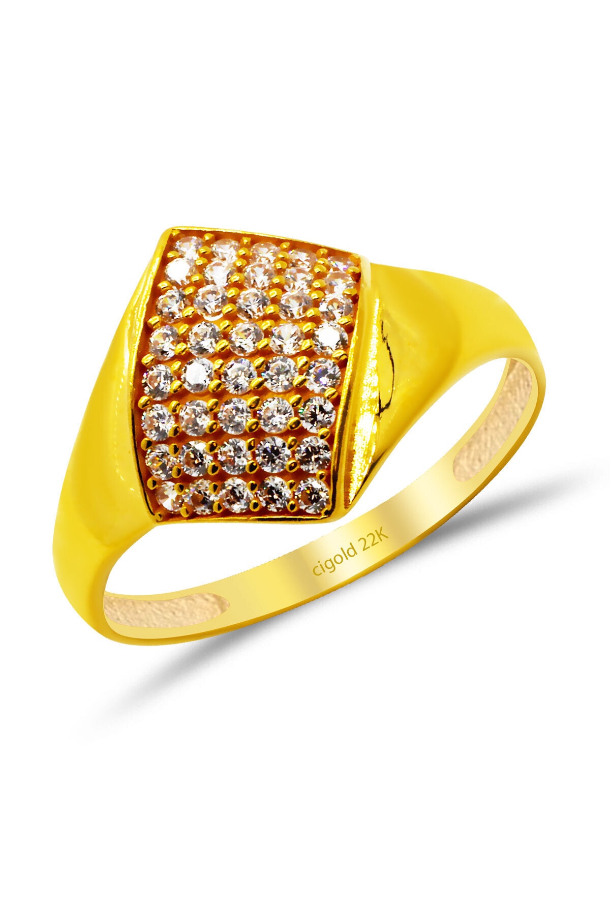 CiGOLD 22 Ayar Taşlı Fantezi Yüzük 17k1yzk0273055030