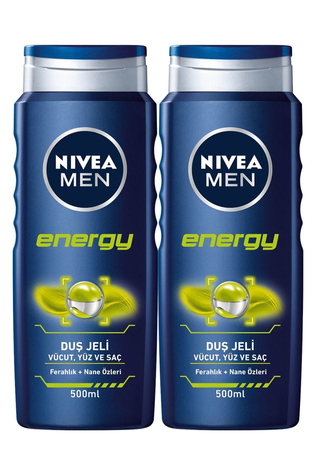 Nivea Men Energy Erkek Duş Jeli 500 ml x 2
