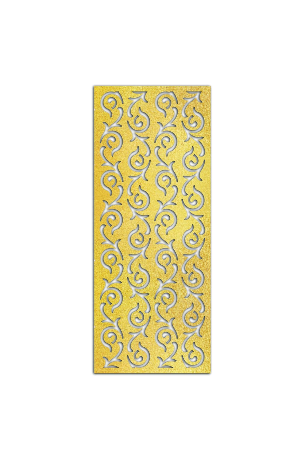 Liar Dekor Liar Ahşap Seperatör (Paravan) - KSP-07 - (18 mm) - (100 cm x 210 cm) - (Gold)