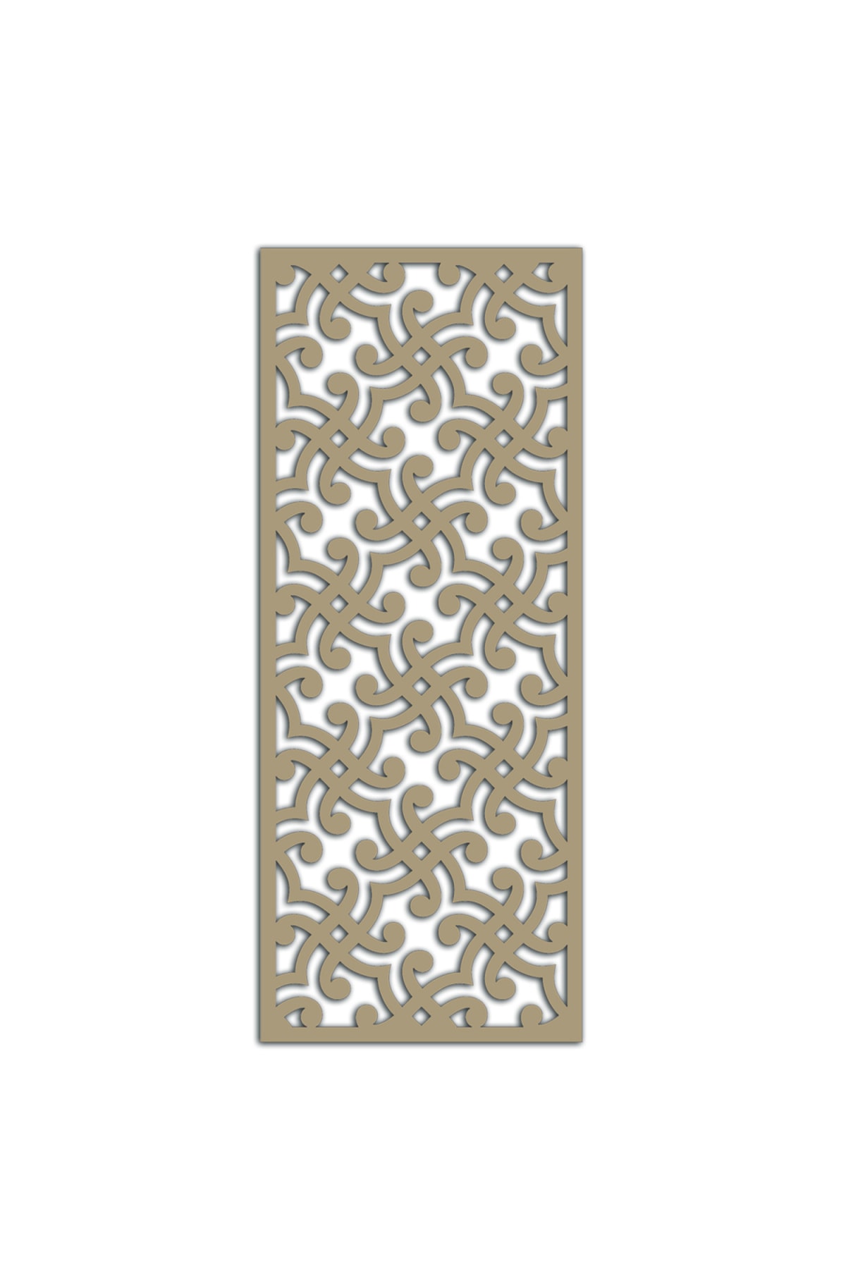 Liar Dekor Liar Ahşap Seperatör (Paravan) - KSP-19 - (18 mm) - (100 cm x 210 cm) - (Ham)