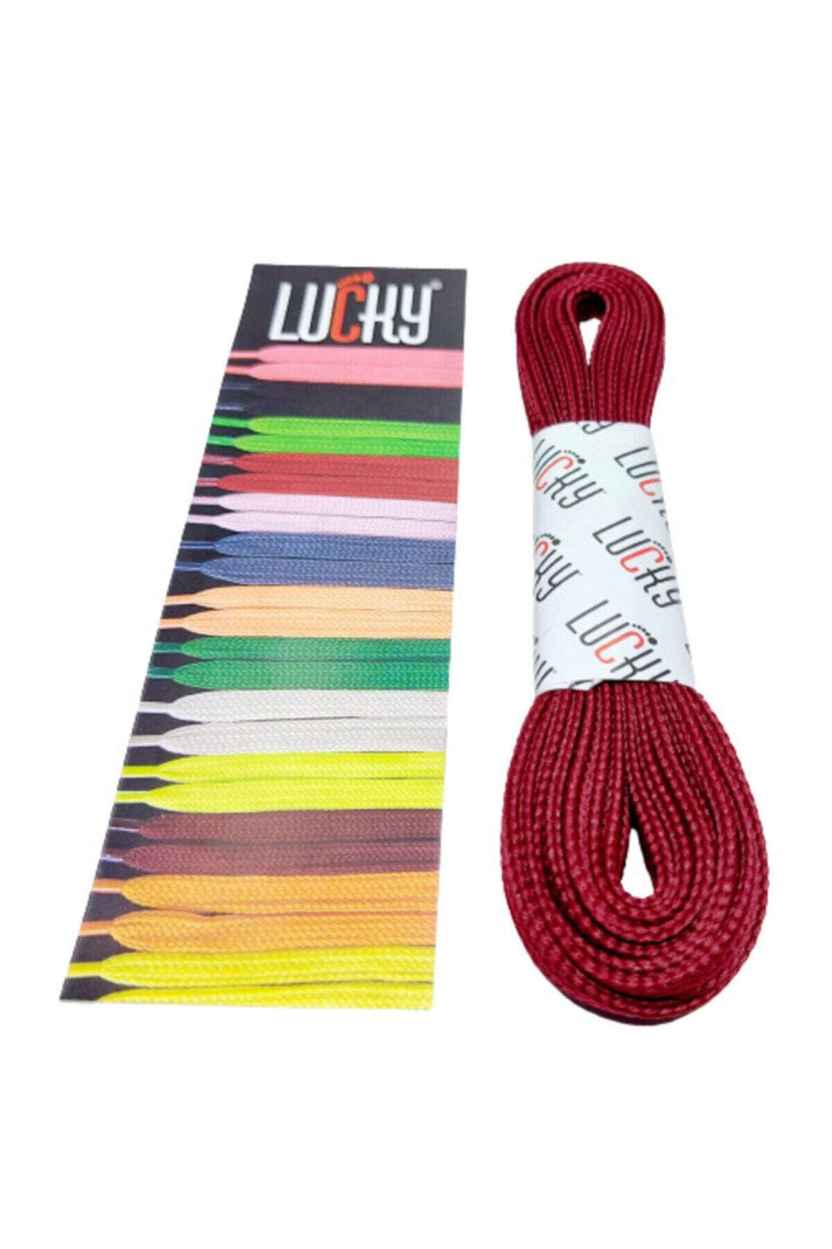 LUCKY Bordo Spor Ayakkabı Bağcığı - 120cm