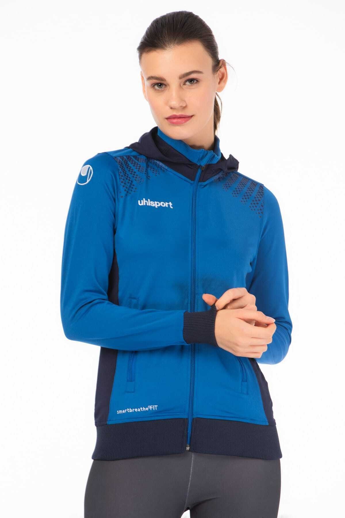 UHLSPORT Kadın Sweatshirt - Kapsonlu Goal - 12.10.011.004.093.011