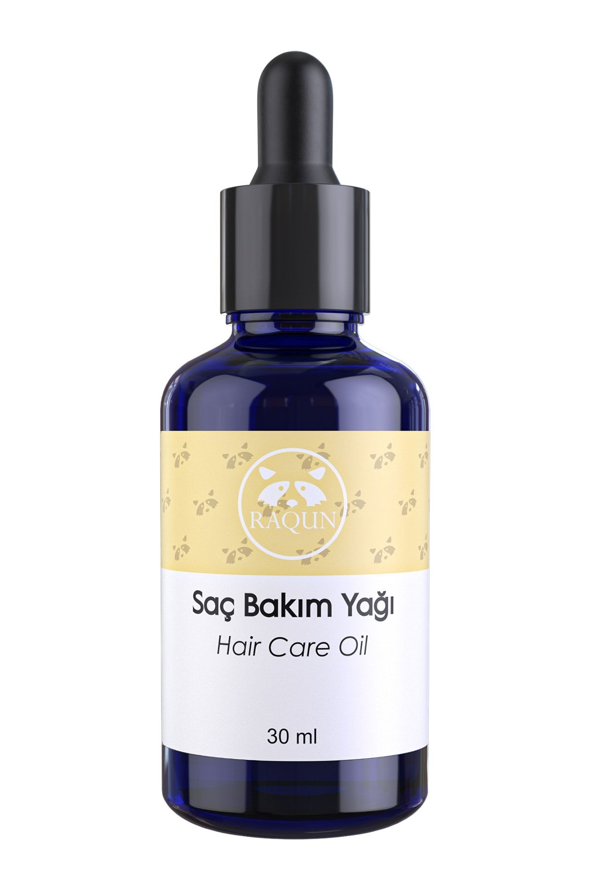 RAQUN Saç Bakım Yağı 30ml %100 Doğal & Organik Içerik