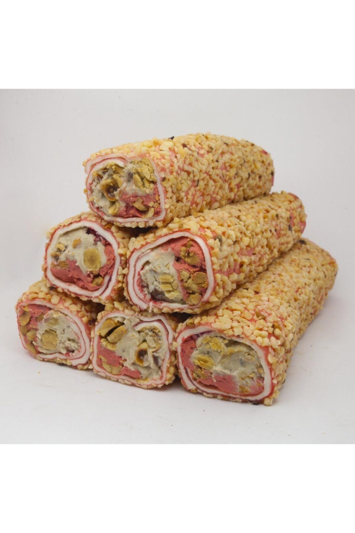 Furkanzade Pirinç Fındıklı Çilek Kremalı Sarma Lokum (1000gr)