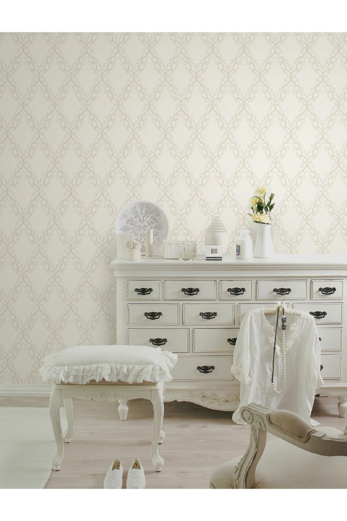 Adawall Anka 1610-3 Klasik Damask Desenli Duvar Kağıdı