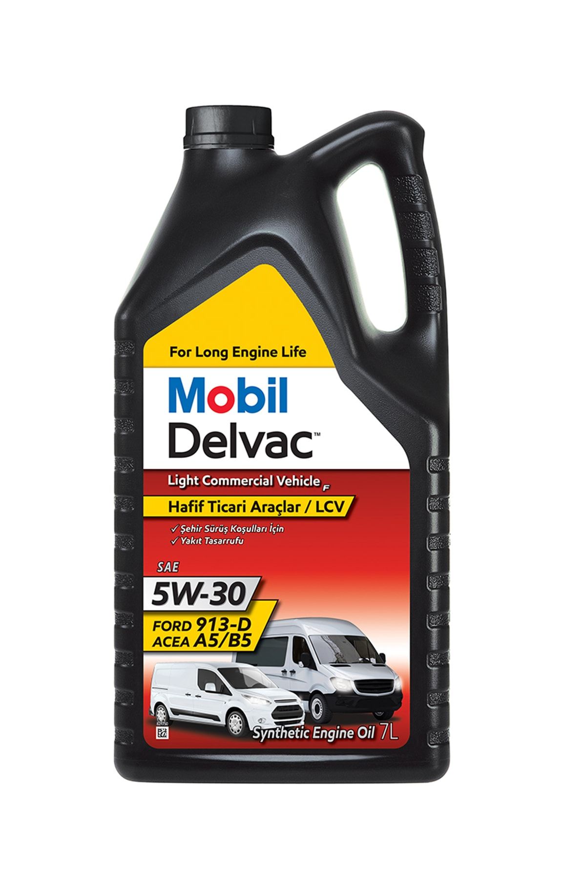 Mobil Delvac Lcv F 5w30 Hafif Ticari Araç Motor Yağı 7 Litre