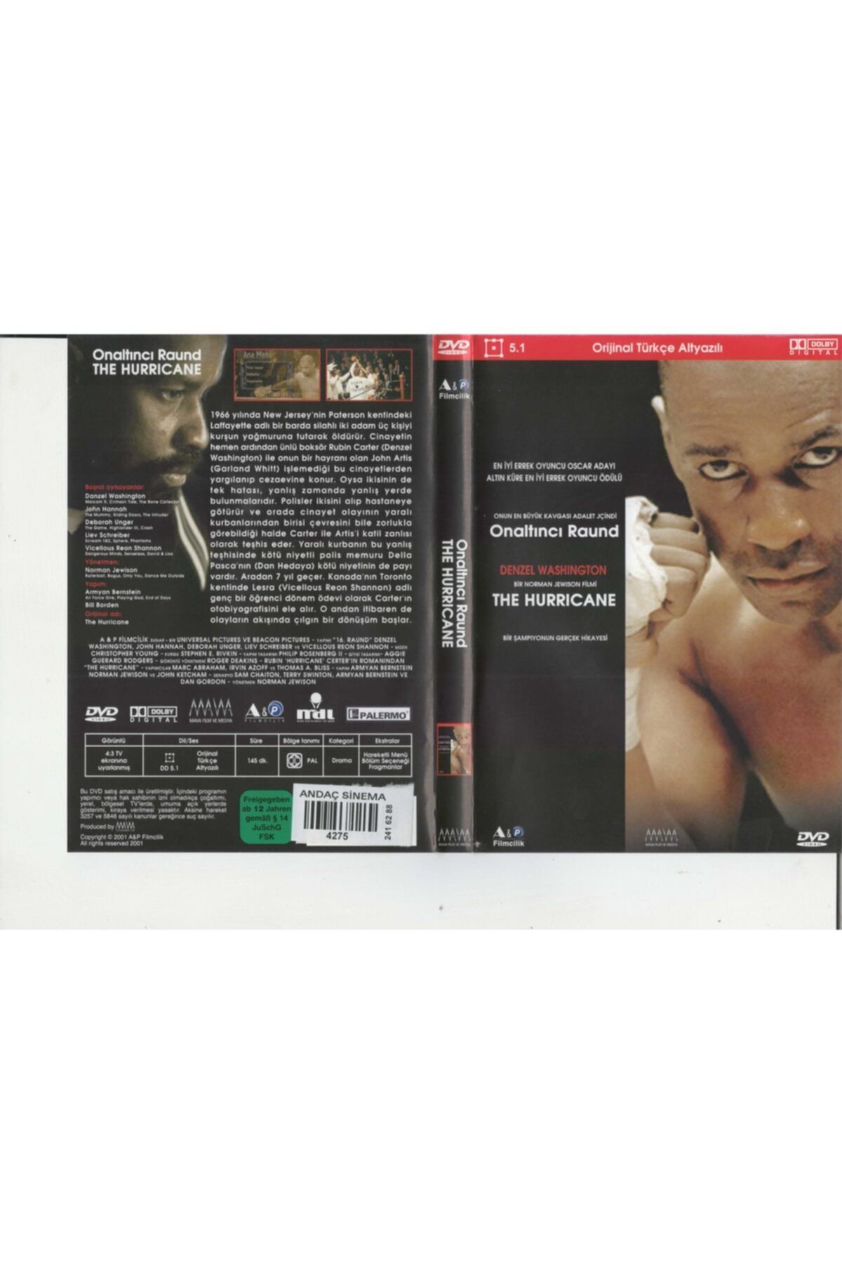 DVD The Hurrıcane