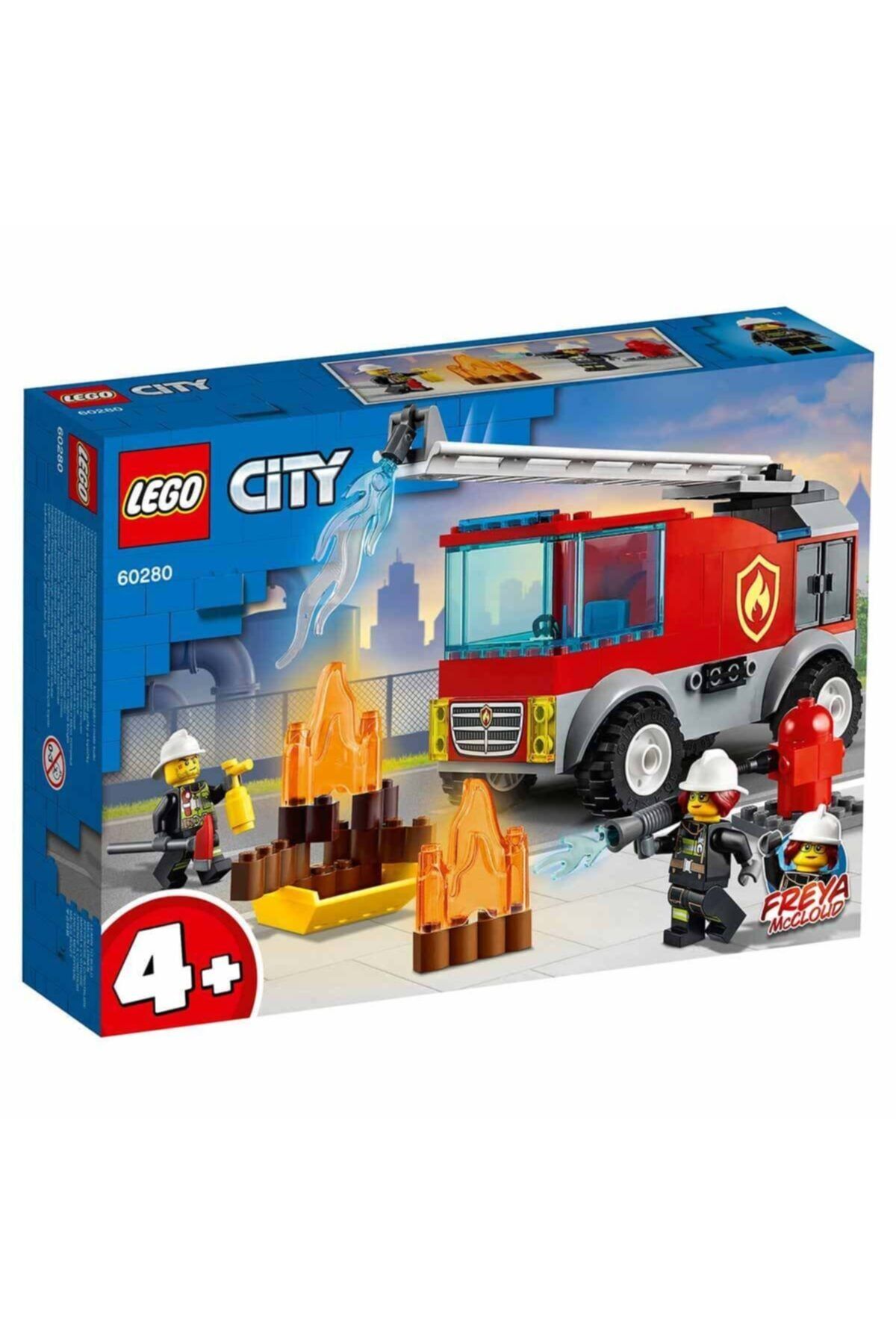 LEGO City Fire Merdivenli Itfaiye Kamyonu 60280