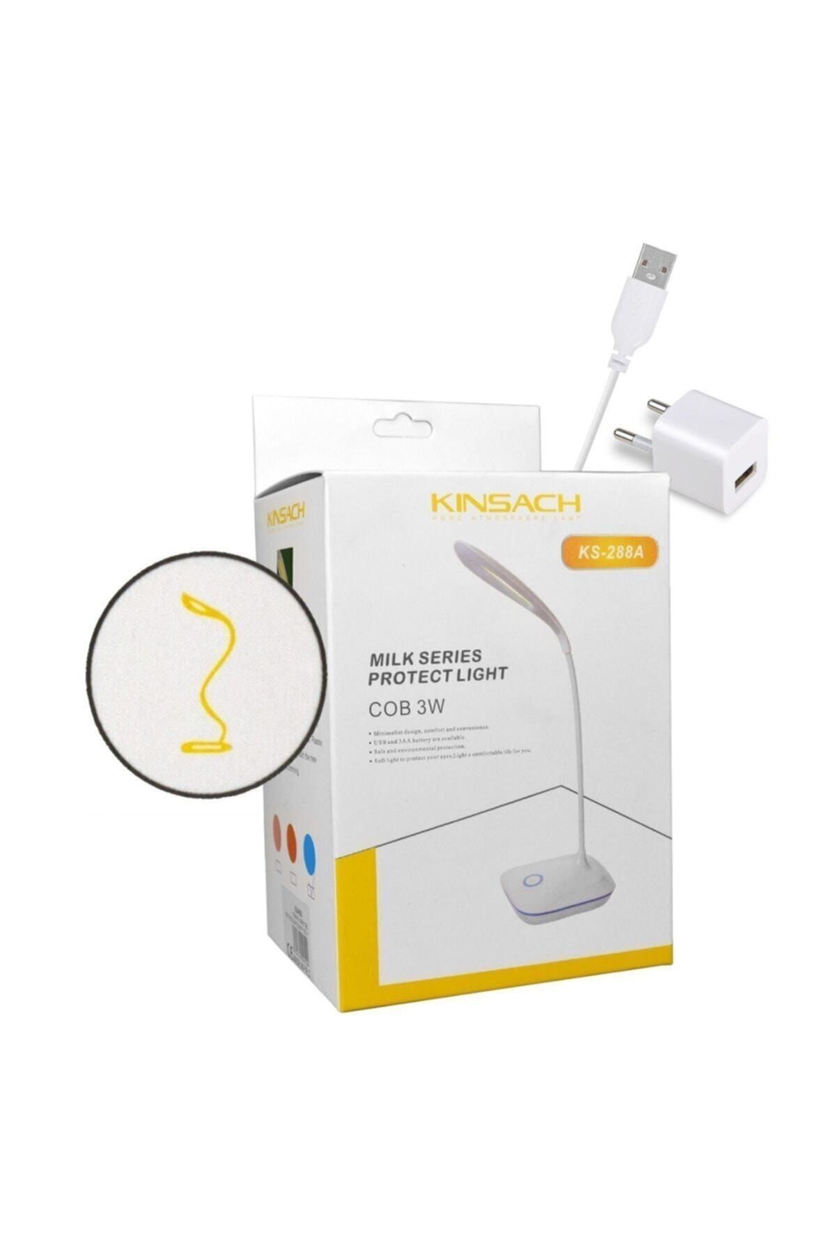 KINSACH Ks-288a Esnek Usb Süper Led Masa Lambası