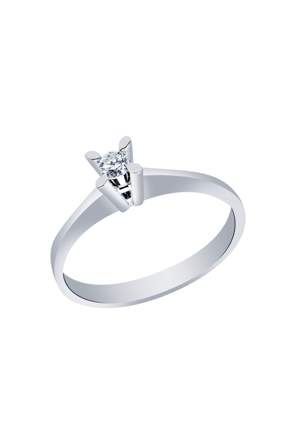 Diamond LineGülaylar 0,07 Karat Pırlanta Tektaş Yüzük
