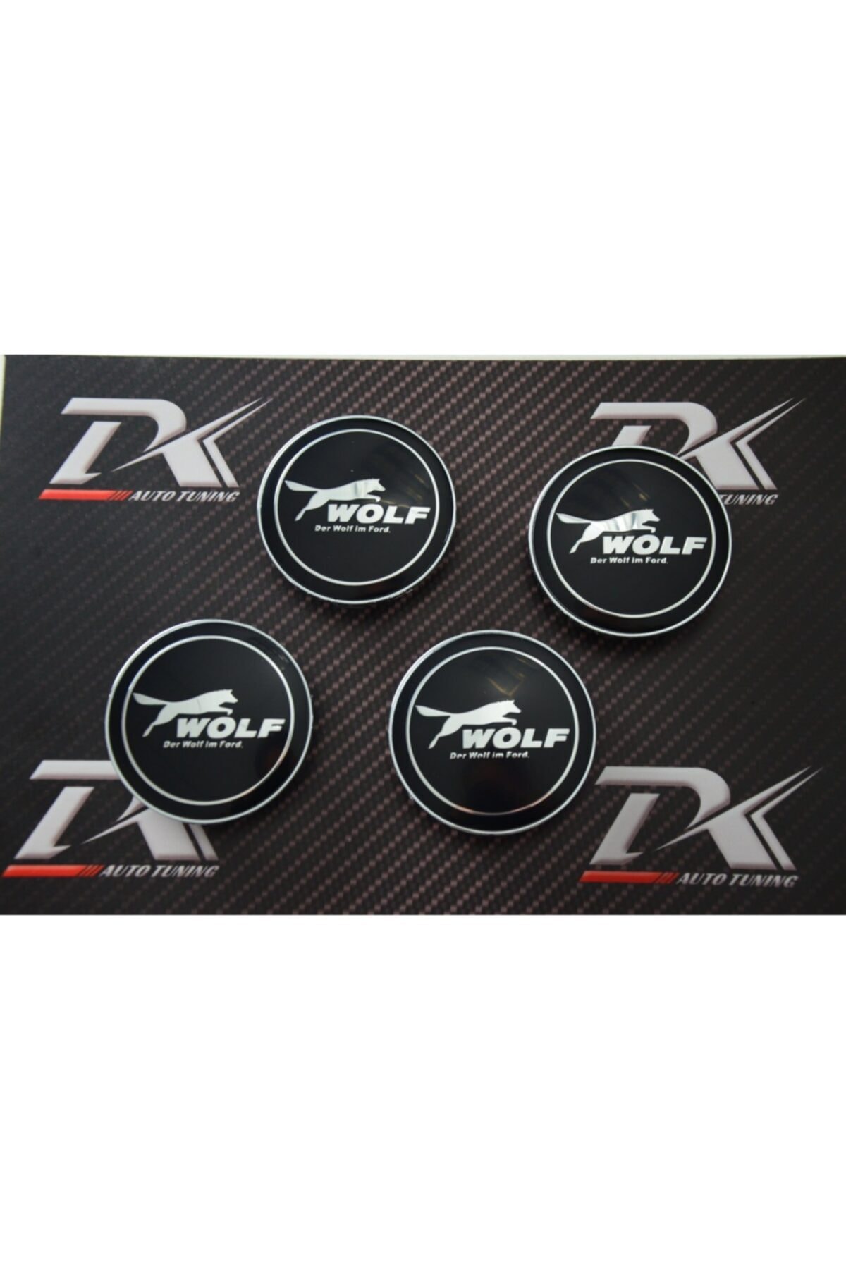 WOLF Jant Ford Göbek Kapağı Seti 68mm