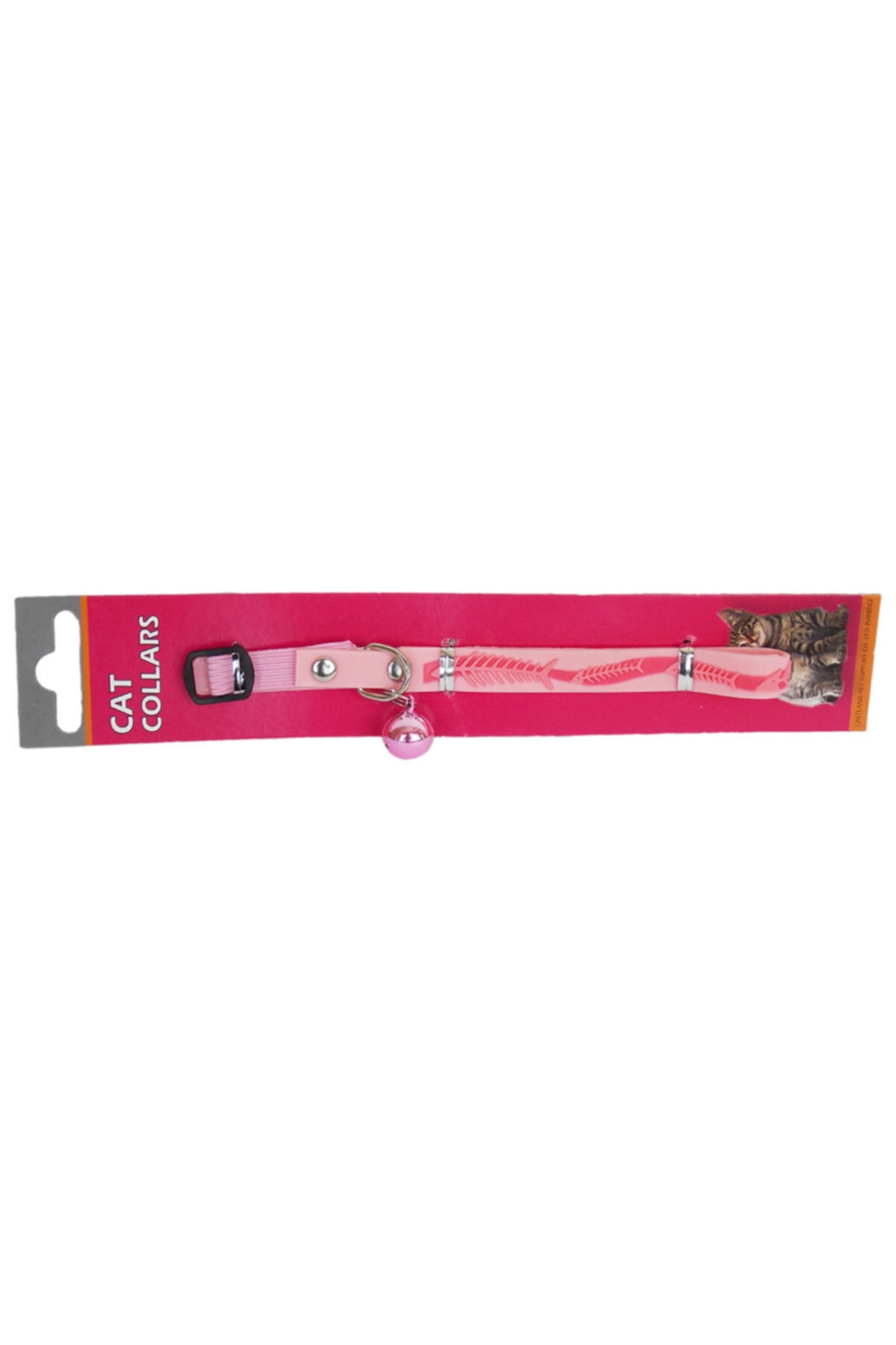 See Me Eastland Balık Desenli Plastik Kedi Tasması 13x31