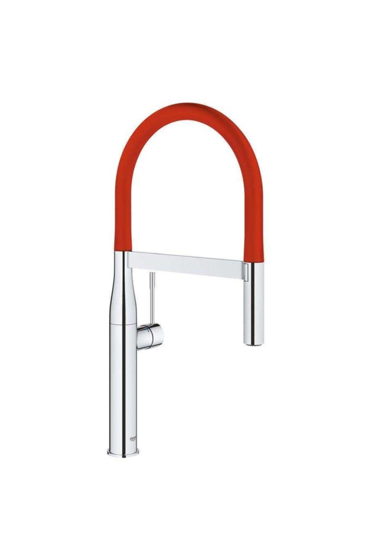 Grohe Essence Yeni Profesyonel Eviye Bataryası Kırmızı