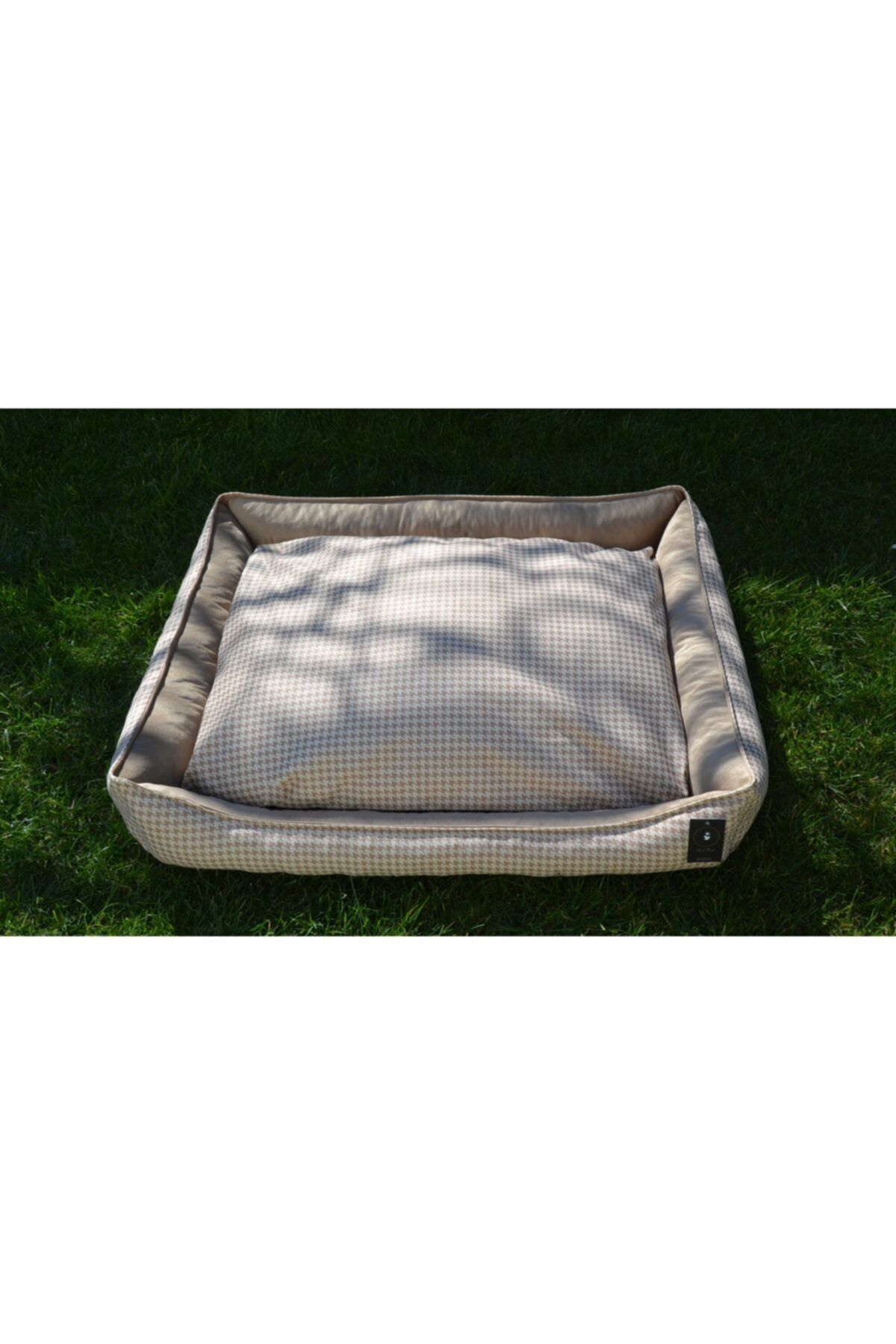 PANDAGROUP Panda Kahverengi Desenli Xl Köpek Yatağı 80*100 Cm