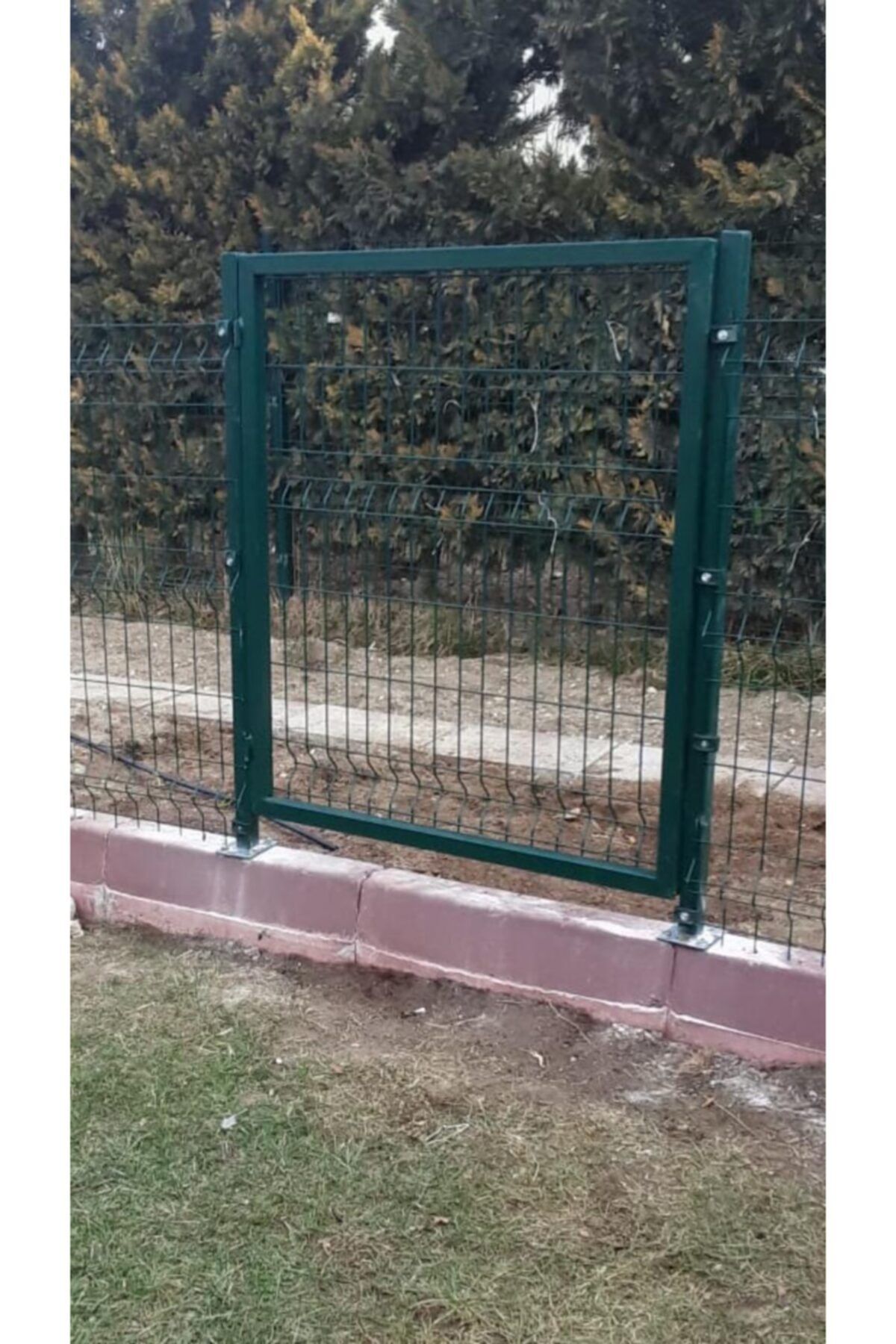 mekser tel orgu panel cit kapi yesil acilir kapi sag ic panel kapi bahce kapisi 1 5 metre 2 5 metre fiyati yorumlari trendyol