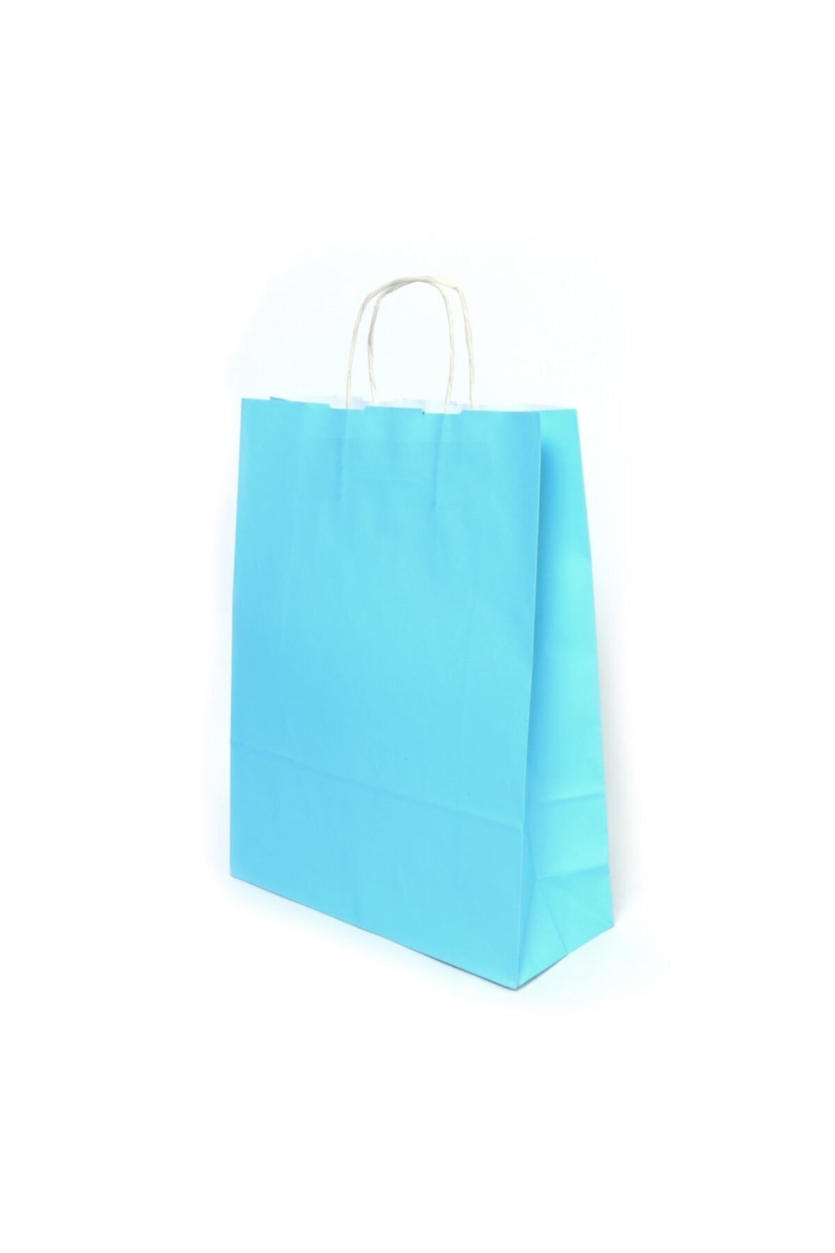 PAKETPARTİ Kağıt Çanta Mavi 24x31x10 Cm Ithal 5'li
