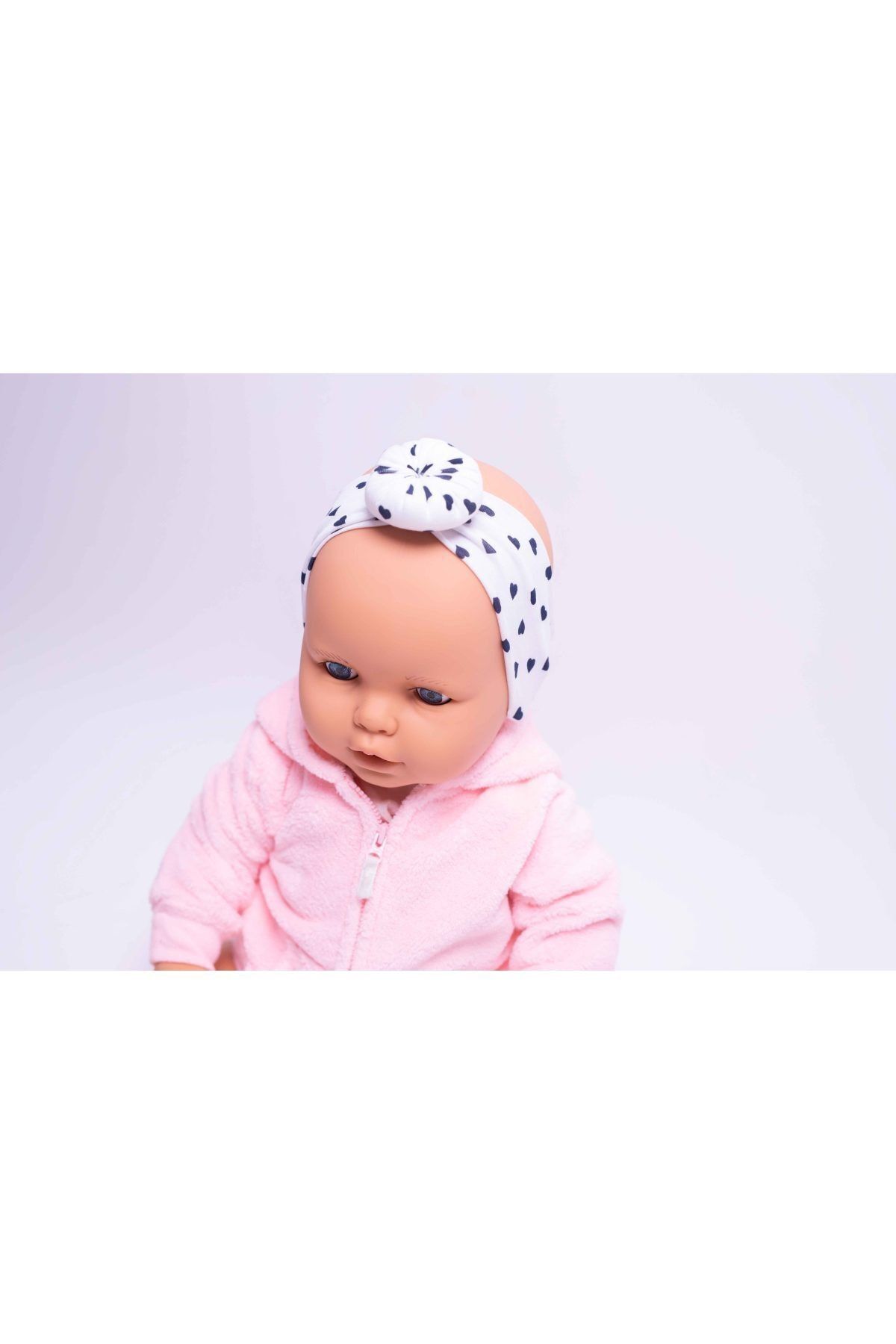 Dilek Susleme Beyaz Kalpli Puantiyeli Topuz Bebek Bandana Fiyati Yorumlari Trendyol