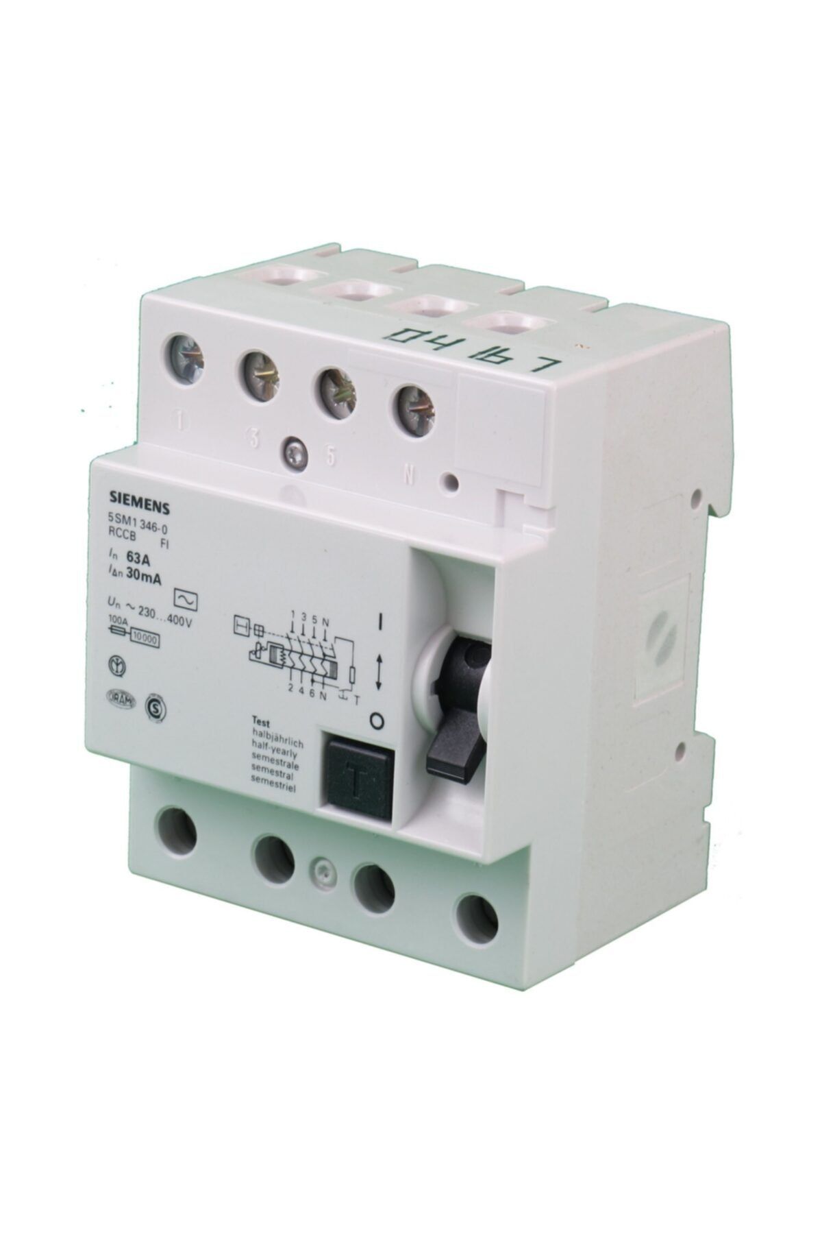 Siemens 4p 63amper 300ma Otomatik Sigorta