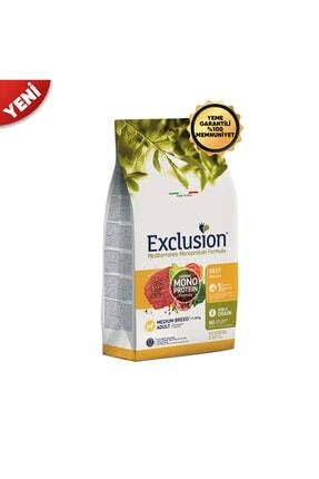 Monoprotein Düşük Tahıllı Sığır Etli Ve Narlı Orta Irk Yetişkin Köpek Maması 12 Kg Image 0