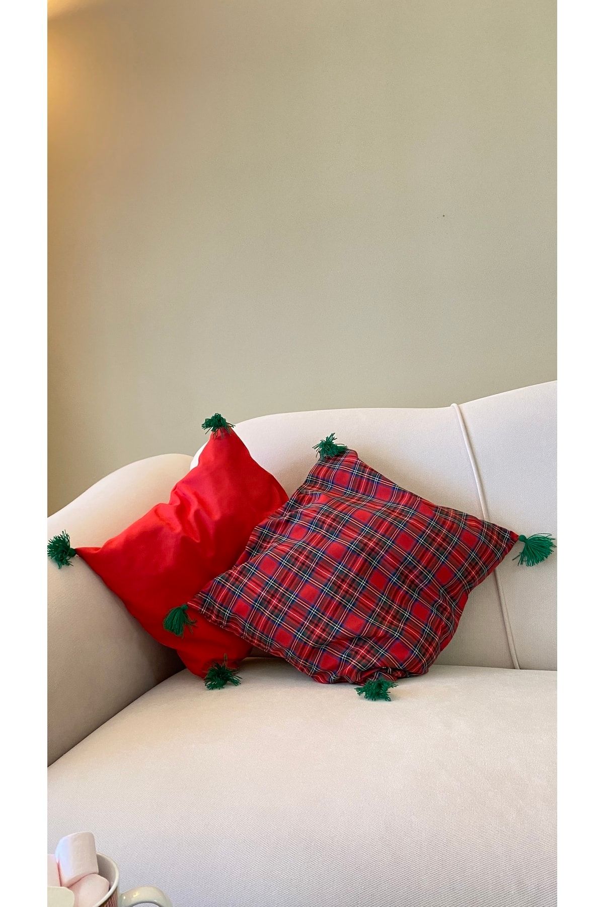 Pillow plaid outlet