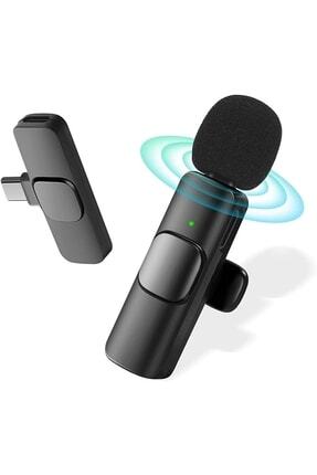 Typc-e Girişli Telefon Uyumlu Wireless Youtube Tiktok Yayın Kablosuz Yaka Mikrofonu Image 0