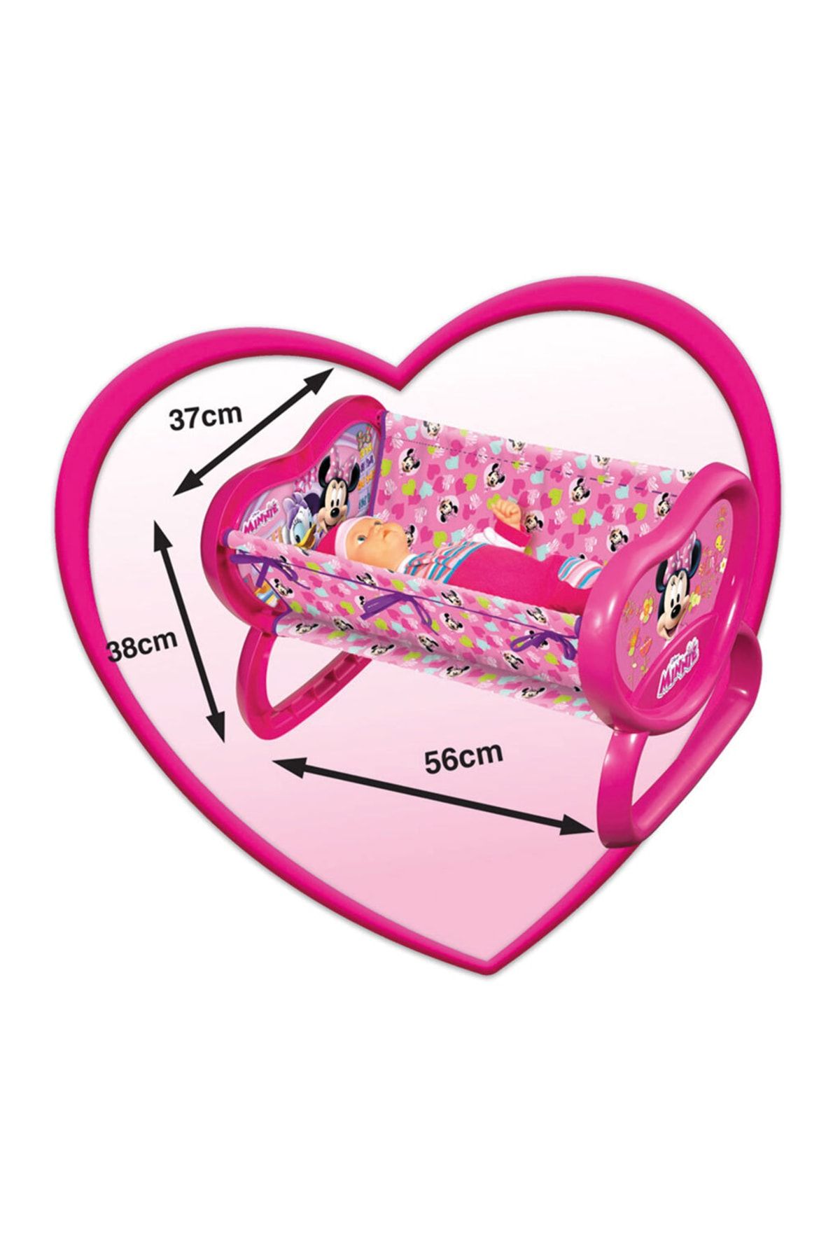 Do an Oyuncak D nyas Minnie Mouse Heart Crib Houseware Set House