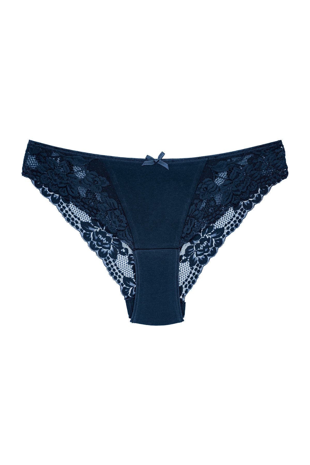 Navy cotton lace best sale