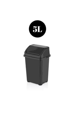 5 Litre Çöp Kovası Siyah Image 0
