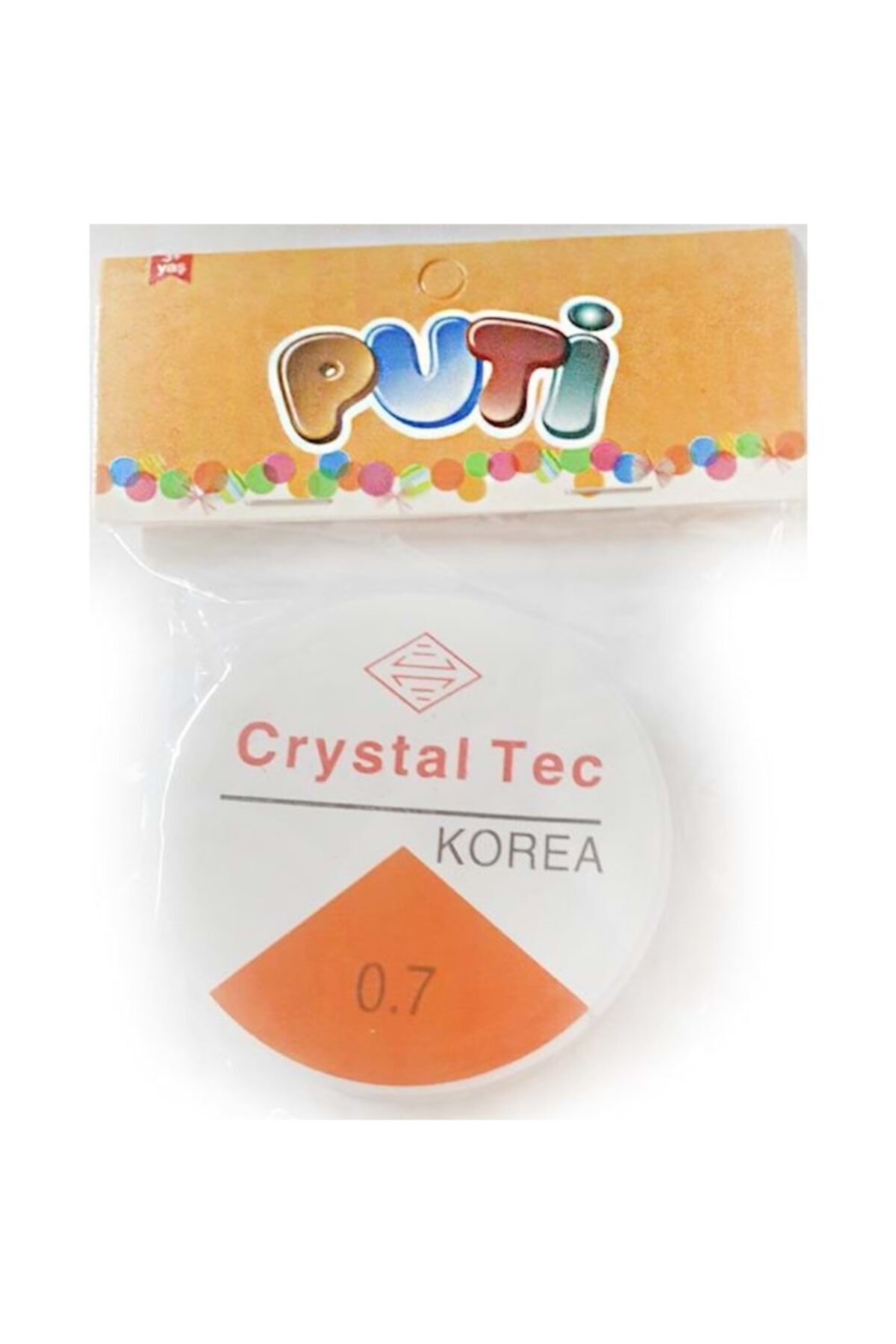 Puti Lastikli Misina 0.7mm X10mt. - 12 Rulo