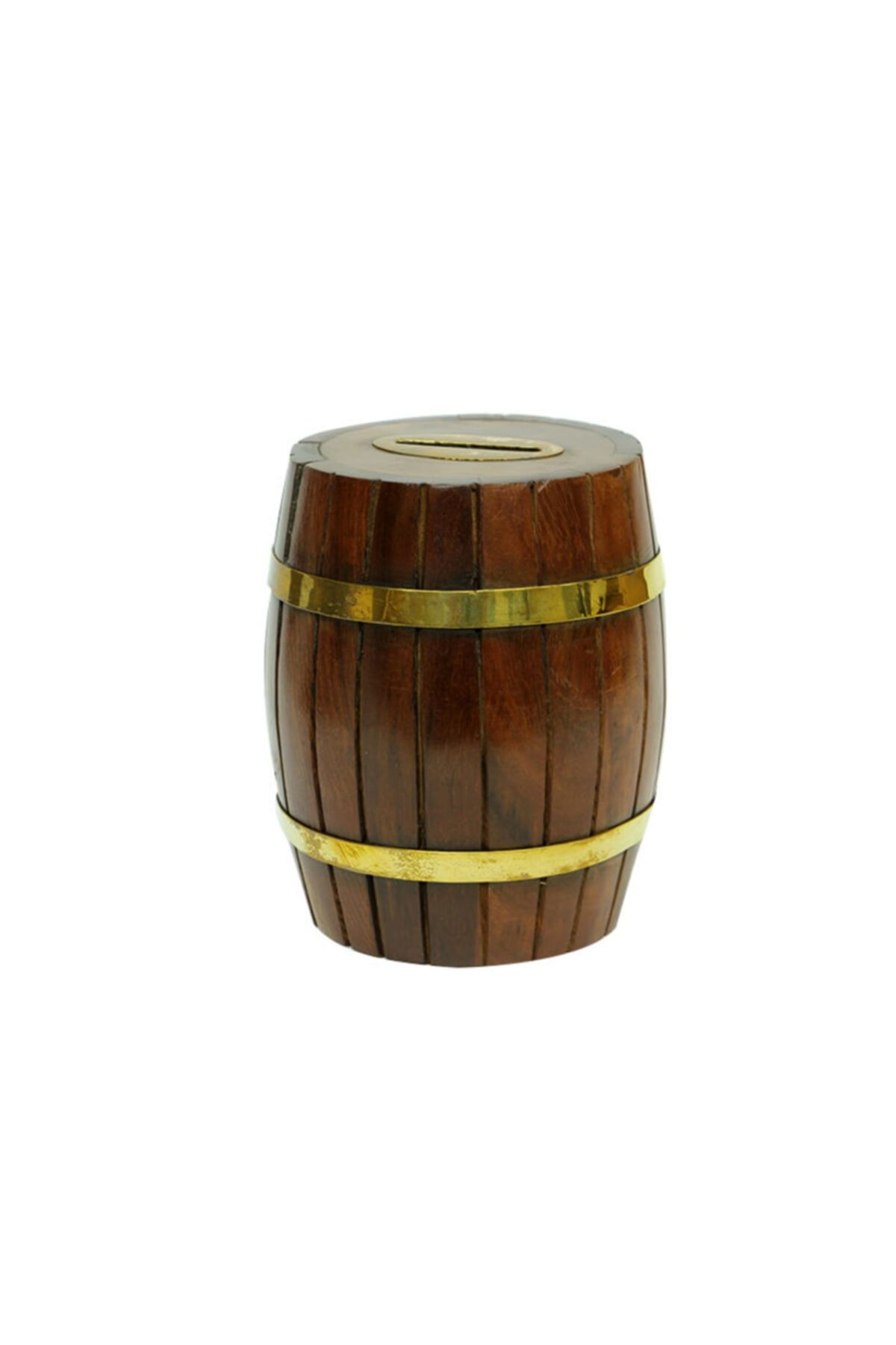MGA SHOP Ahşap Fıçı Kumbara