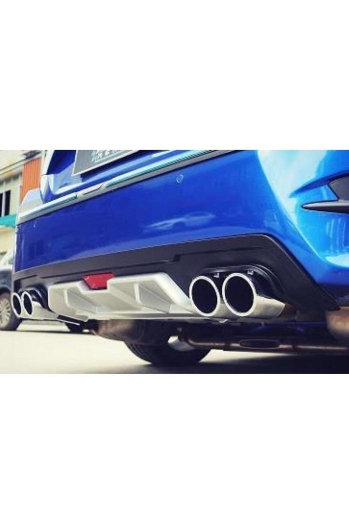OLED GARAJ Honda Civic Fc5 Egzozlu Model Gri Silver Difrizör