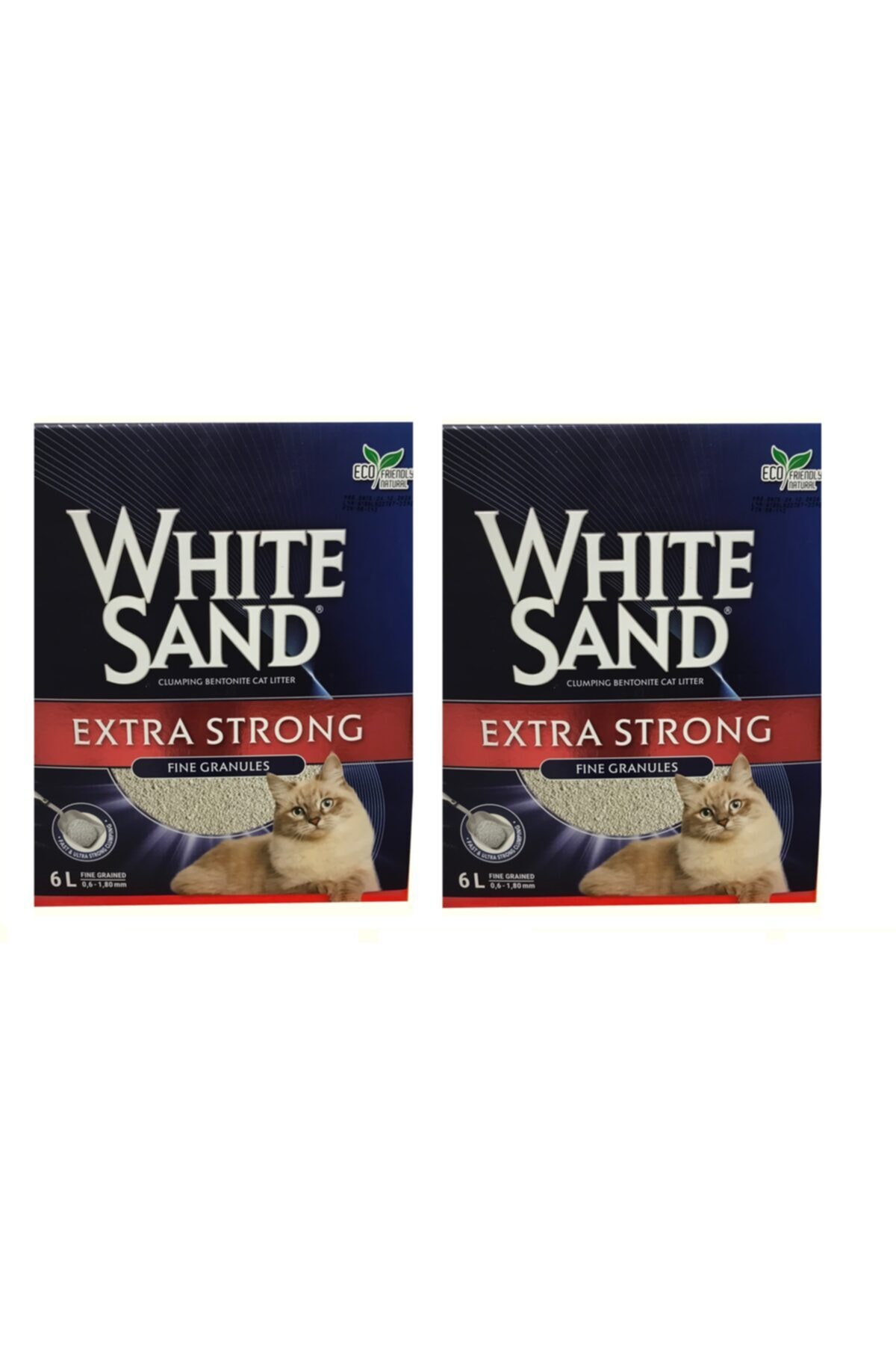 Vancat White Sand Exrea Strong Fine Franül Cat Litter 6 Lt 2 Adet - Ever Clean