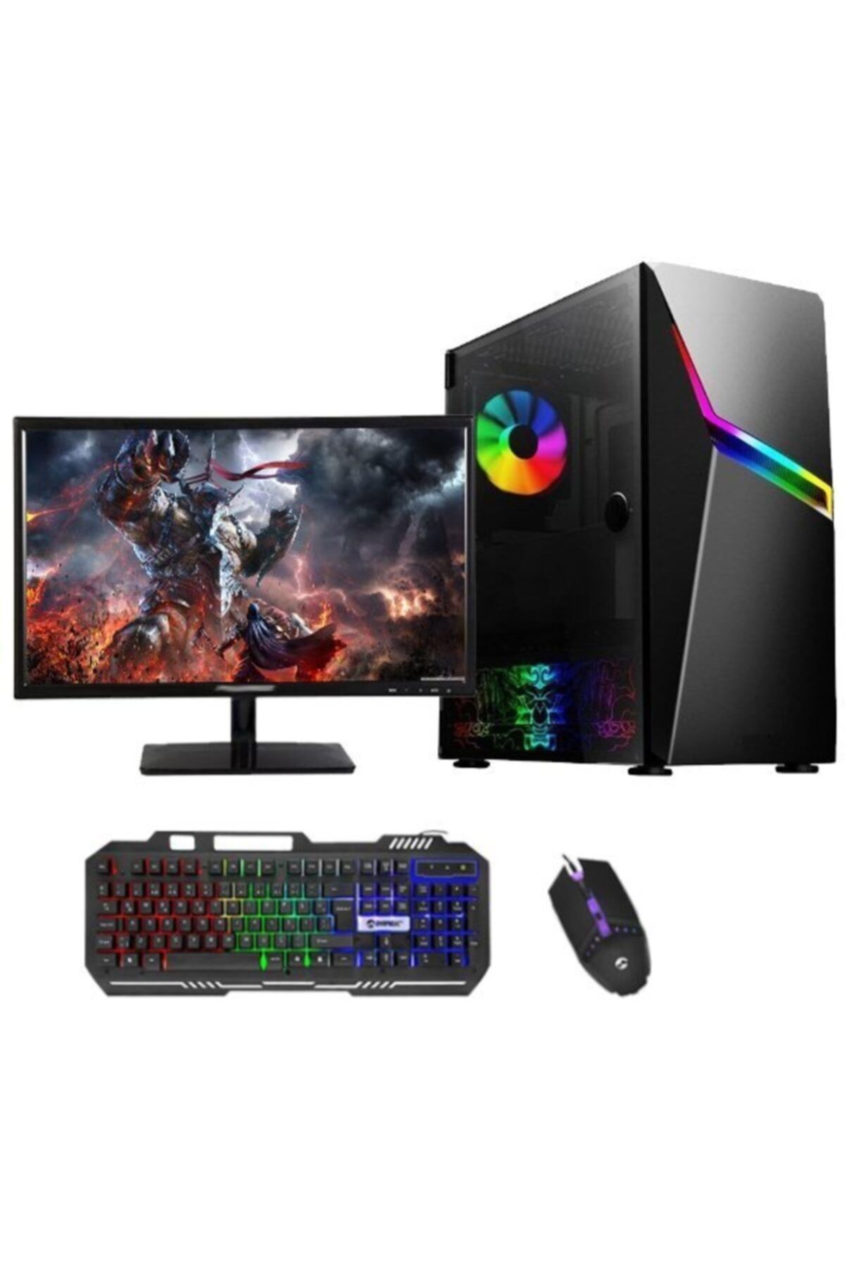 ROGAME Intel I7 9700 8gb 120gb Ssd 1tb Hdd 4gb Rx550 21.5\