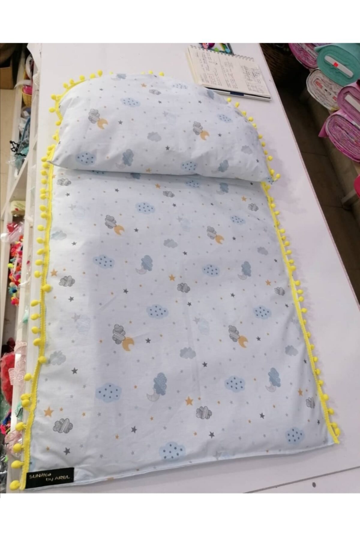 suna'ca by arel Bebek Alt Açma Ve Yastık Seti