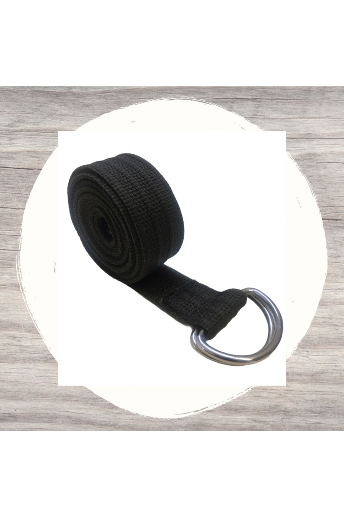 REMEGE Doğal Yoga Kemeri - Ham Keten Örgü Doğal Yoga Kemeri