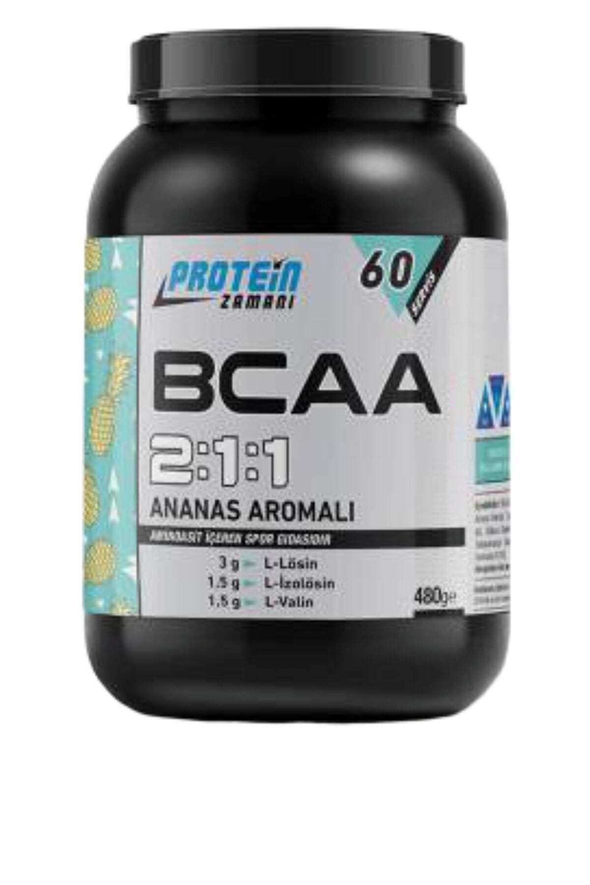 Protein Zamanı Bcaa 2.1.1 Ananas Aromalı 480 gr 60 Servis