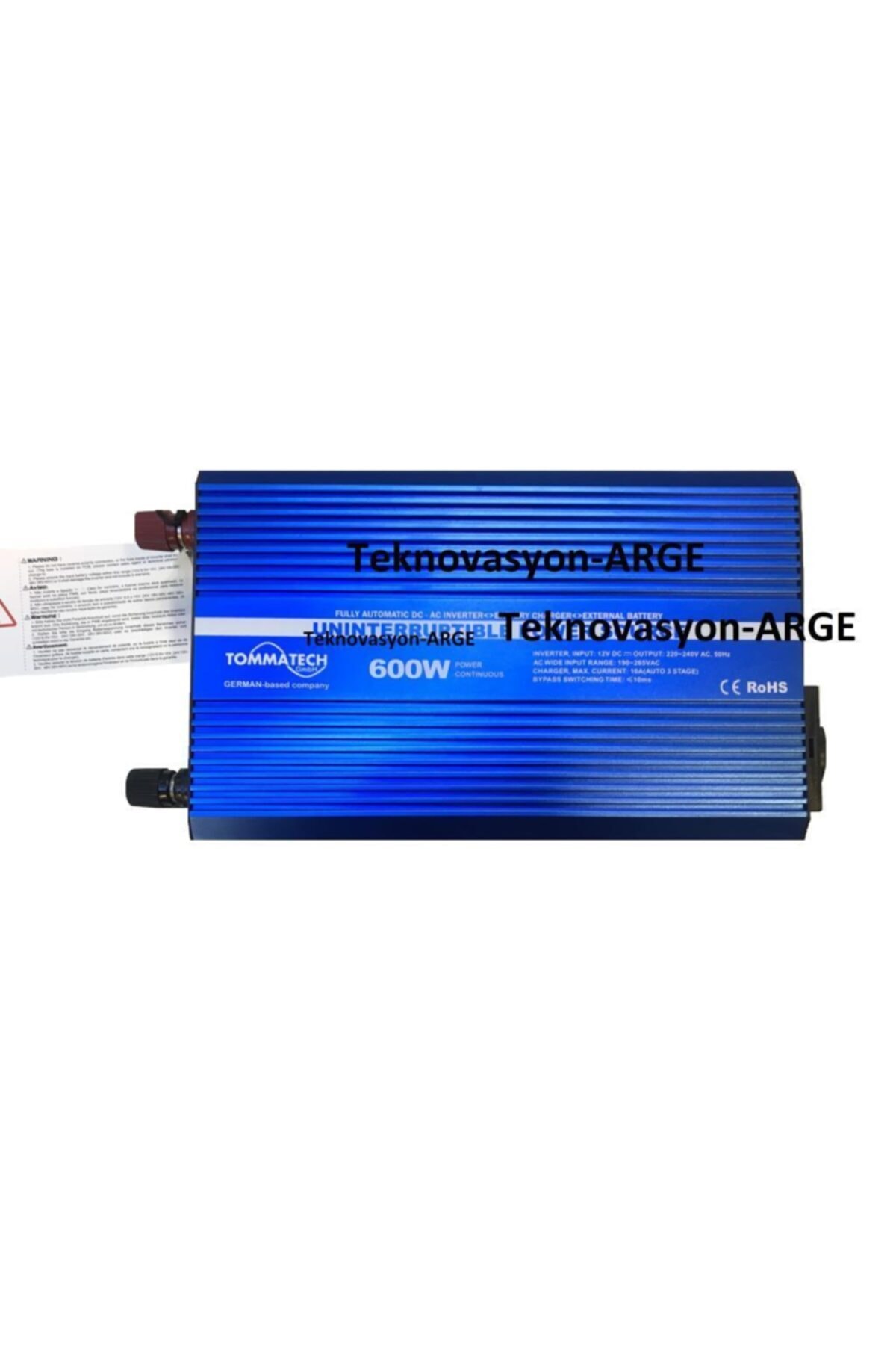 Tommatech 600 W Watt Invertör 12v-220v Çevirici Şarjlı Ups Inverterter