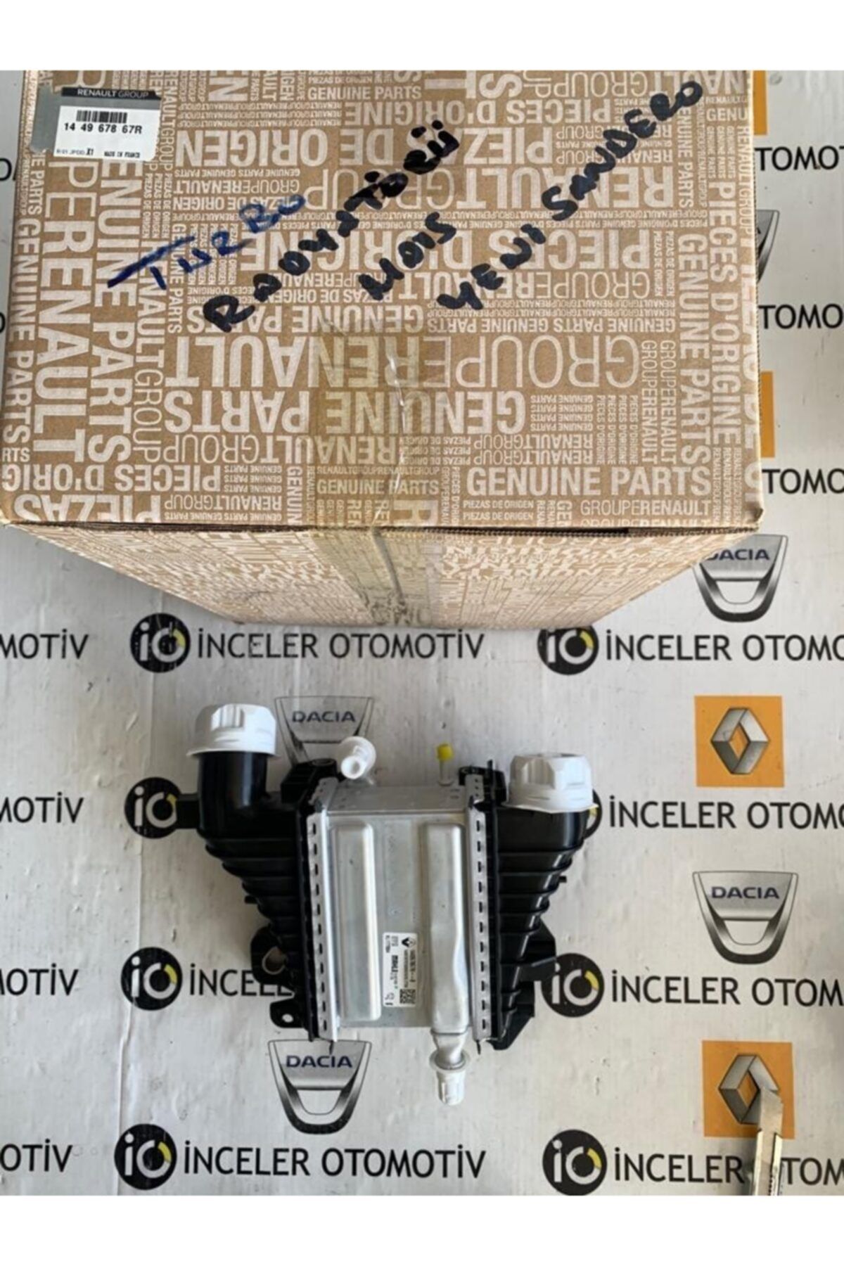 İnceler 144967867r Yenı Duster Sandero Qashqaı Megane Turbo Radyatör